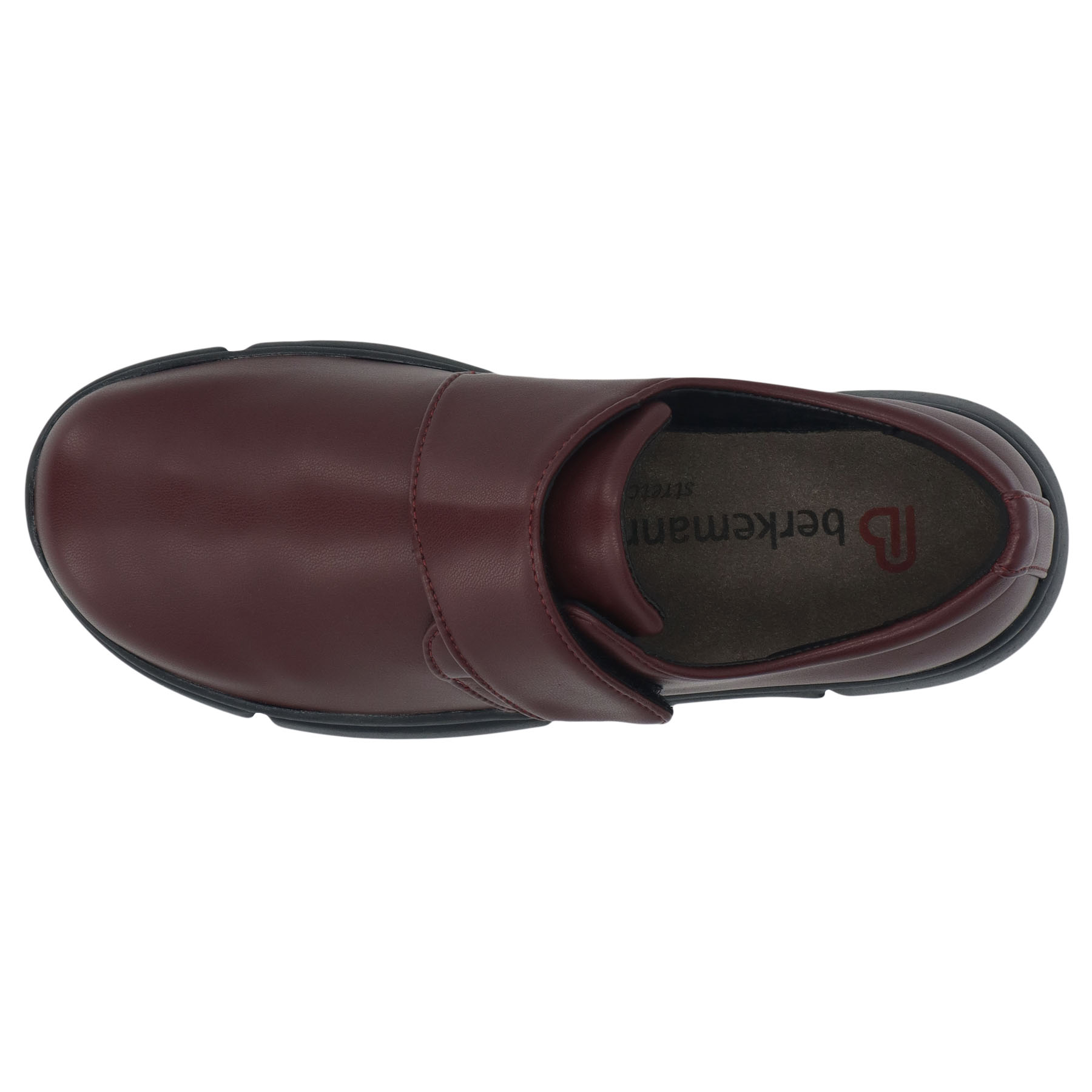 rote halbschuh draufsicht