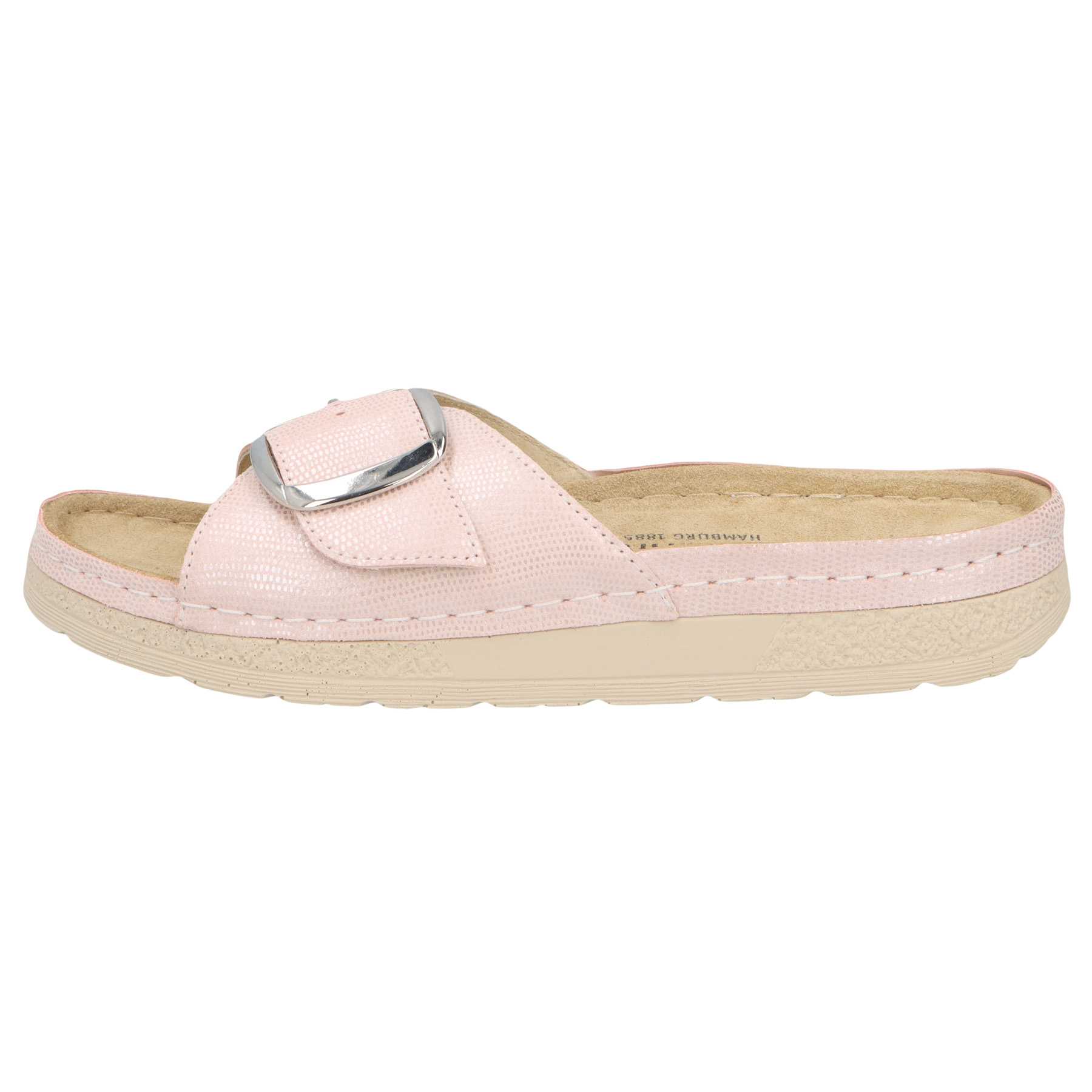 rote pantolette seitenansicht links