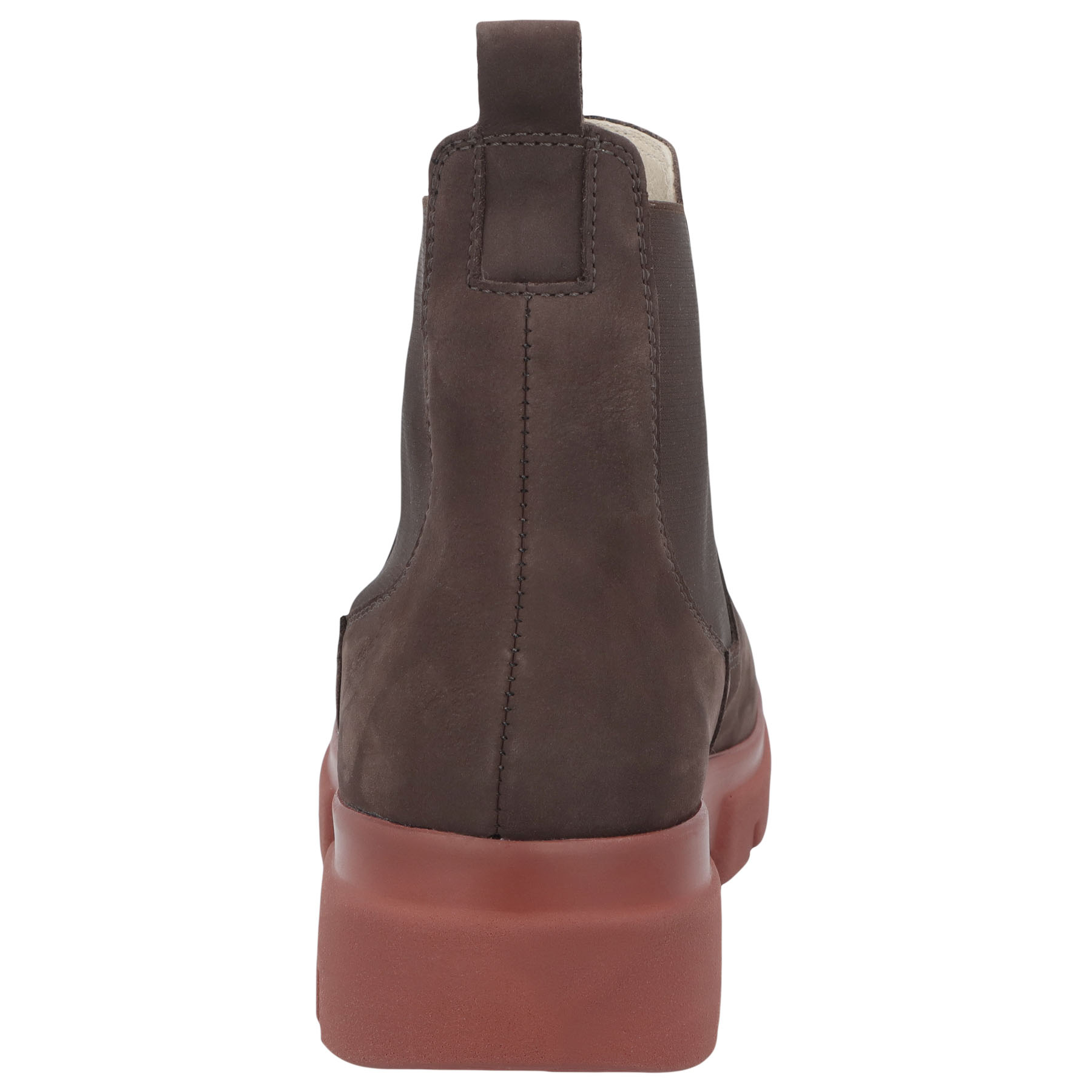 braune stiefeletten hinteransicht