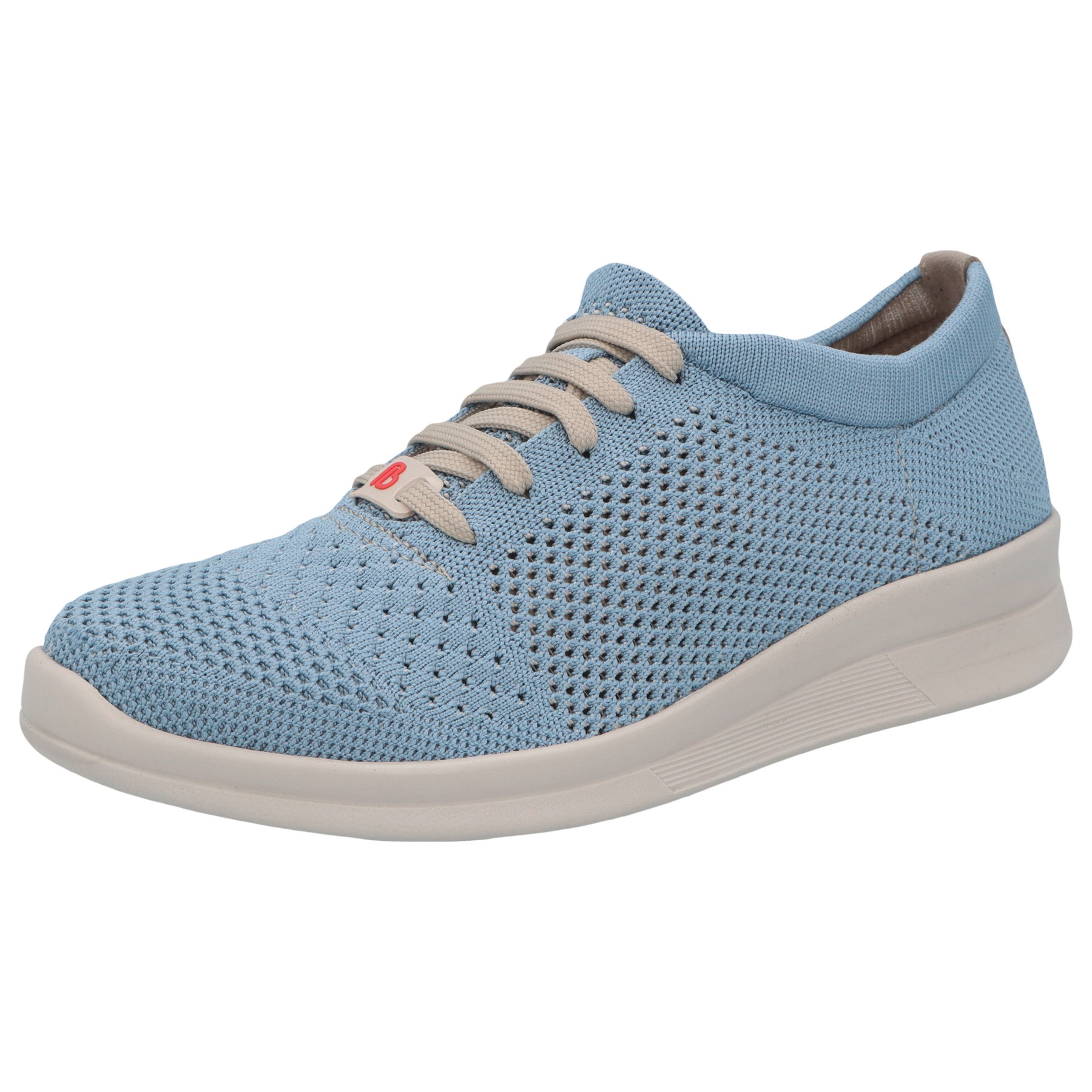 blaue sneaker 3-4 ansicht