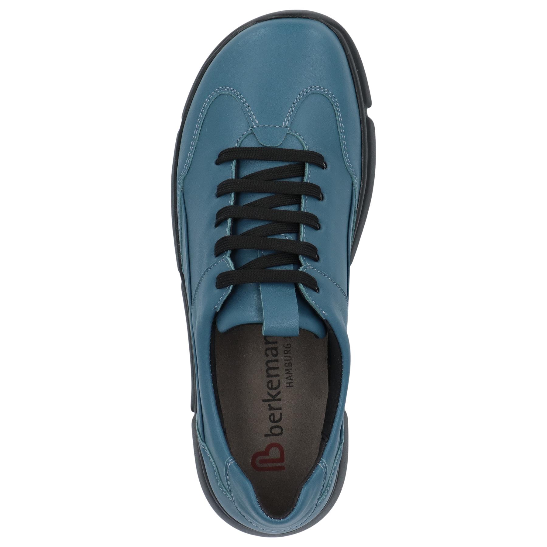 blaue halbschuh draufsicht