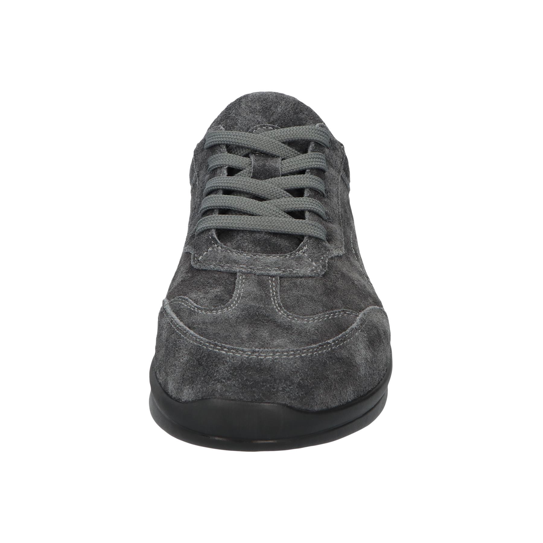 graue halbschuh vorderansicht