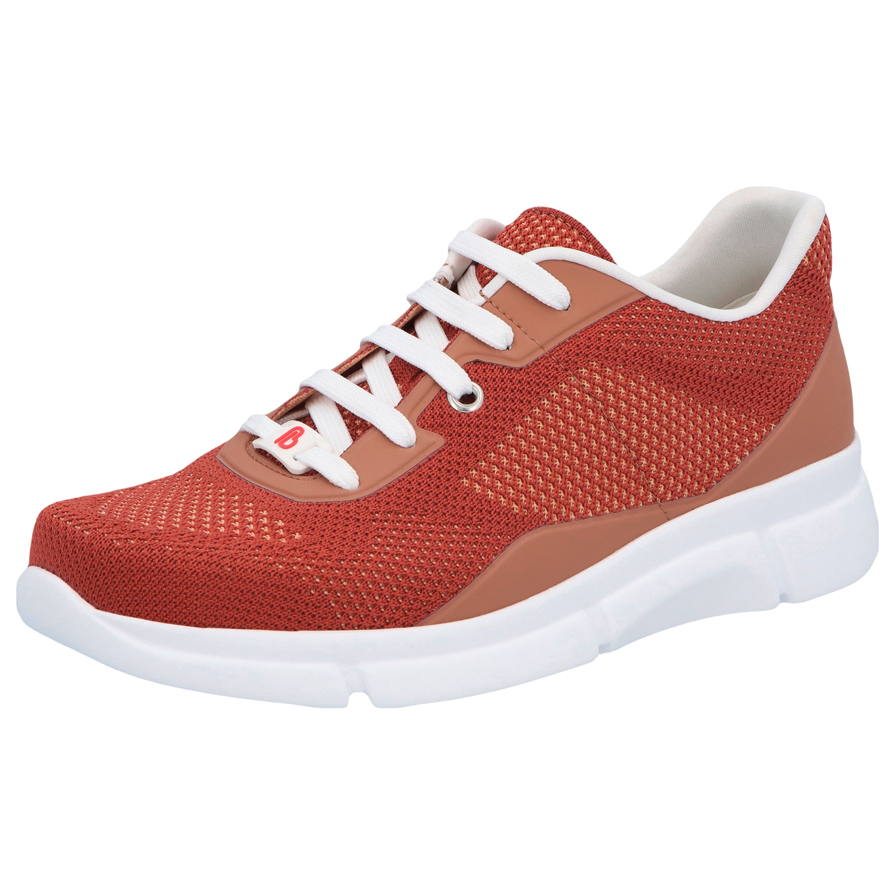 ComfortKnit korallenrot/weiß