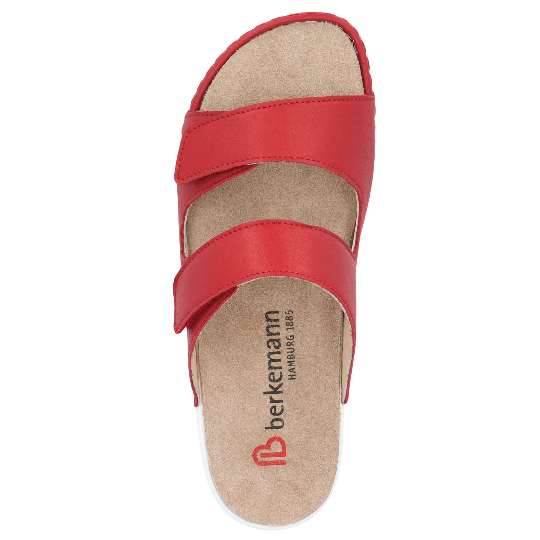 rote pantolette draufsicht