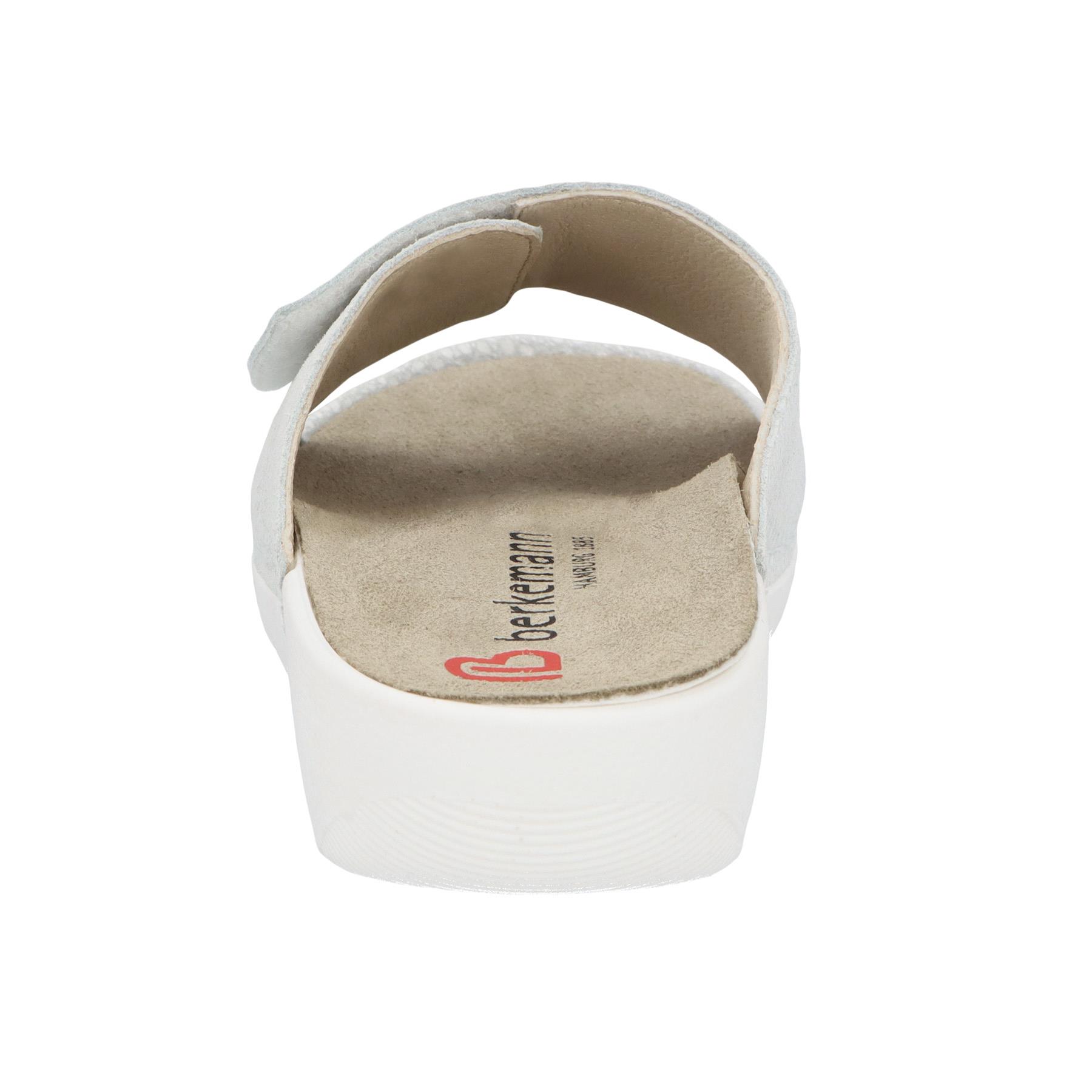 weiße pantolette hinteransicht