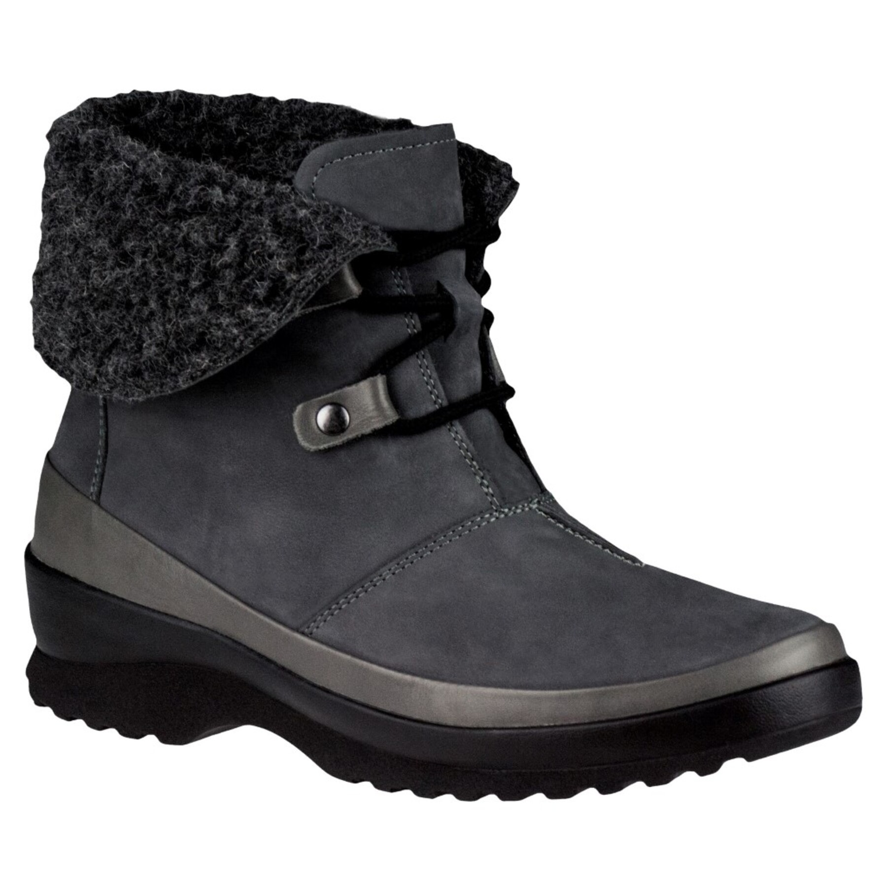 graue stiefeletten 3-4 ansicht