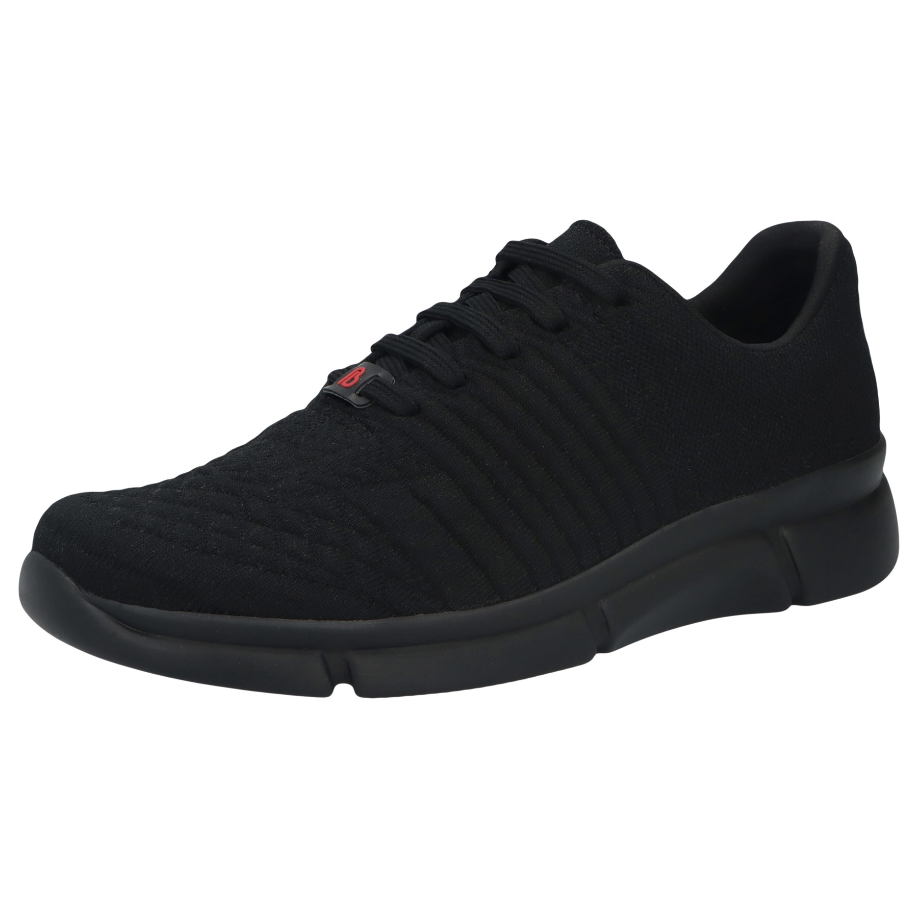 schwarze sneaker 3-4 ansicht