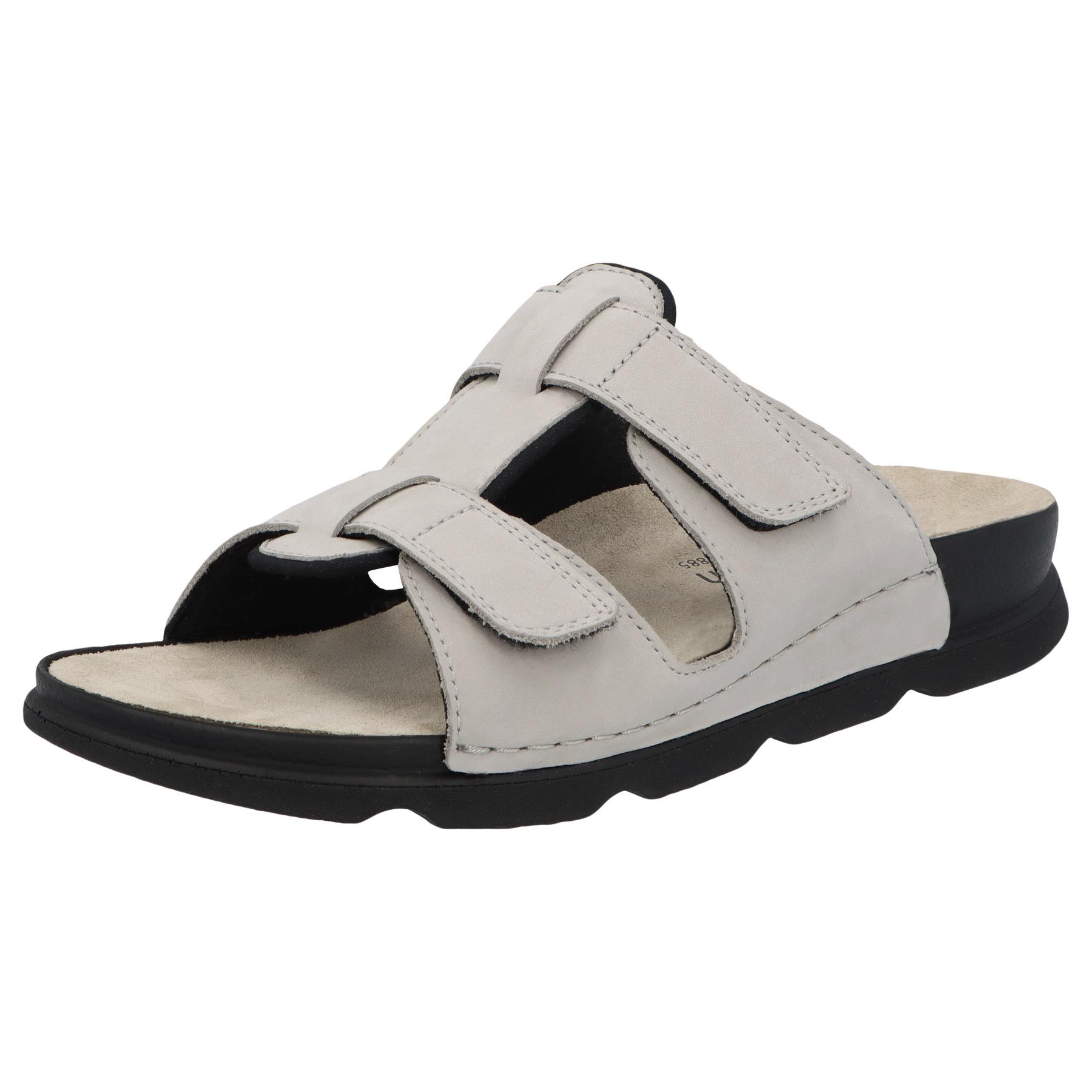 graue pantolette 3-4 ansicht