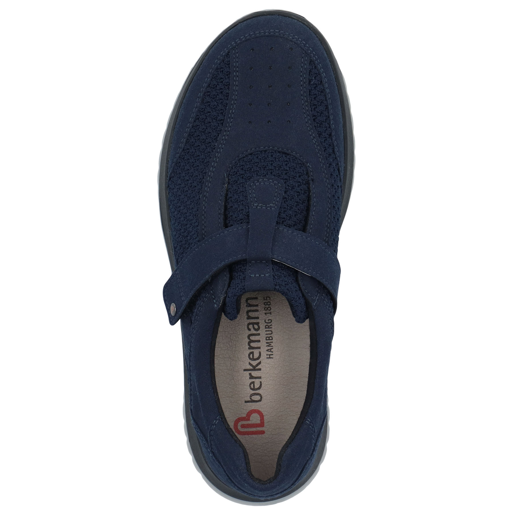 blaue halbschuh draufsicht