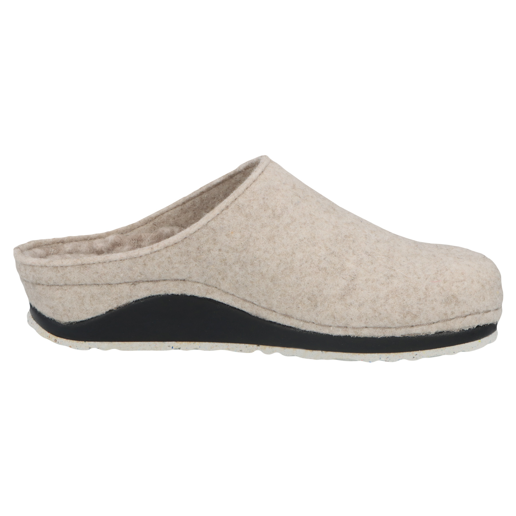 weiße hausschuhe seitenansicht rechts