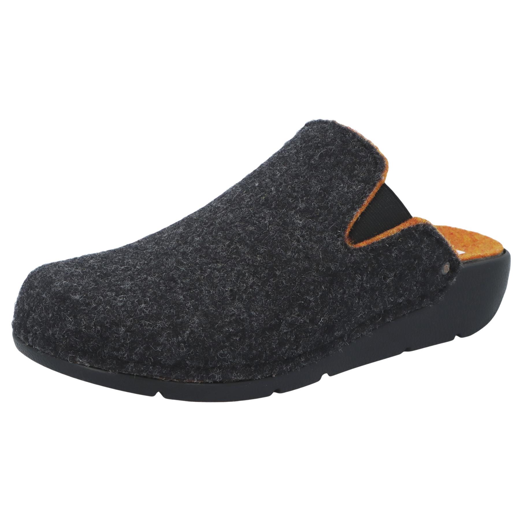 graue hausschuhe 3-4 ansicht