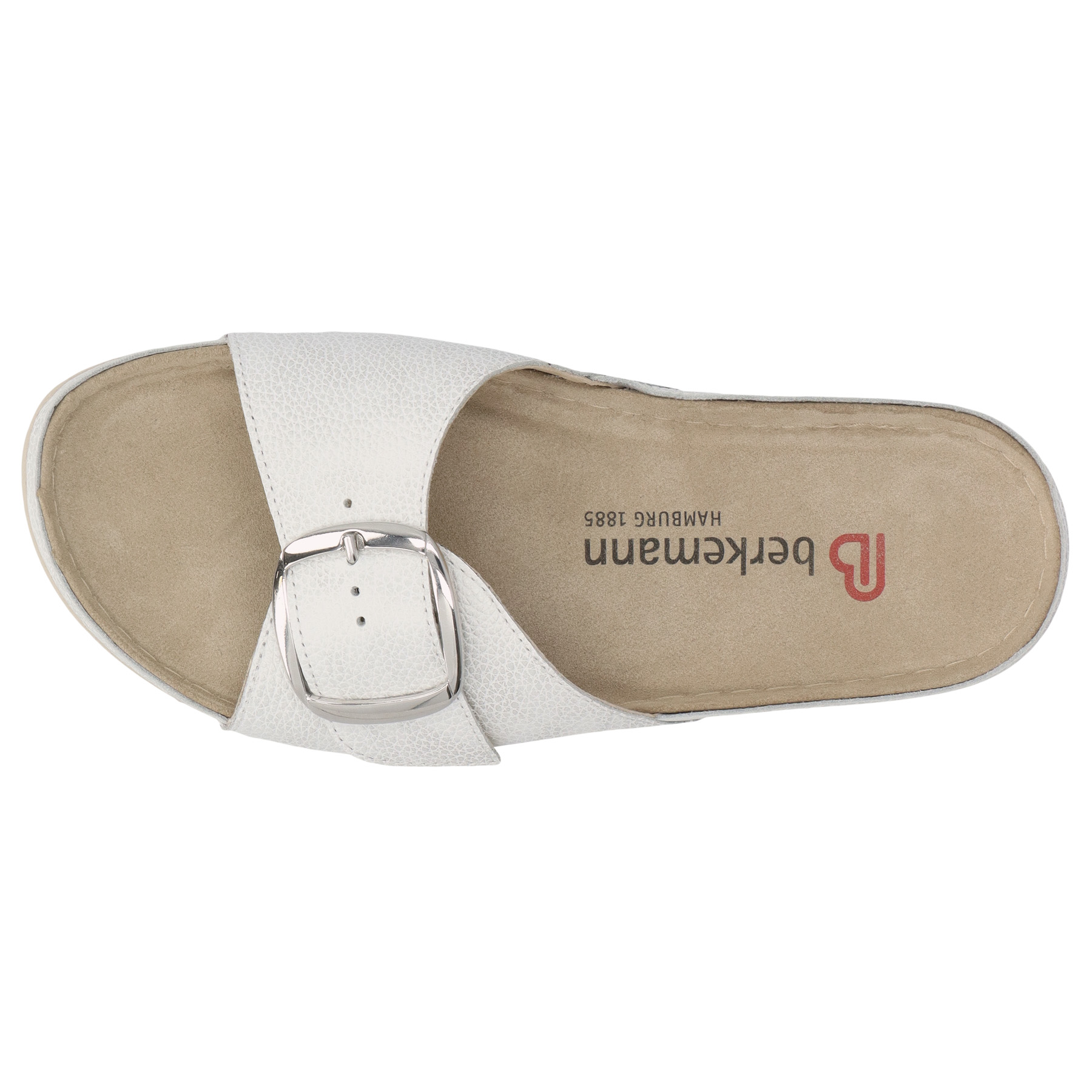 weiße pantolette draufsicht