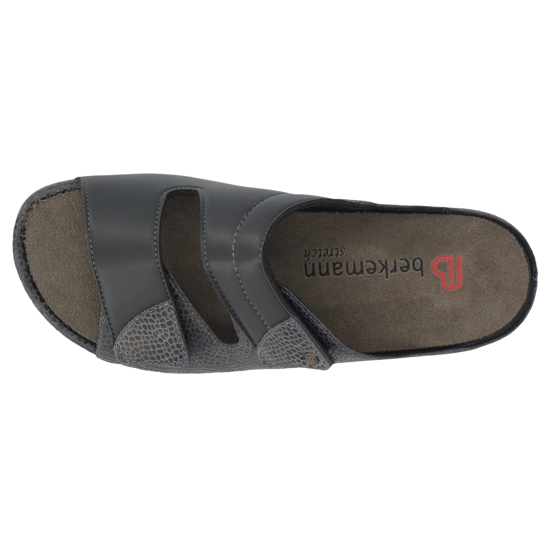 graue pantolette draufsicht