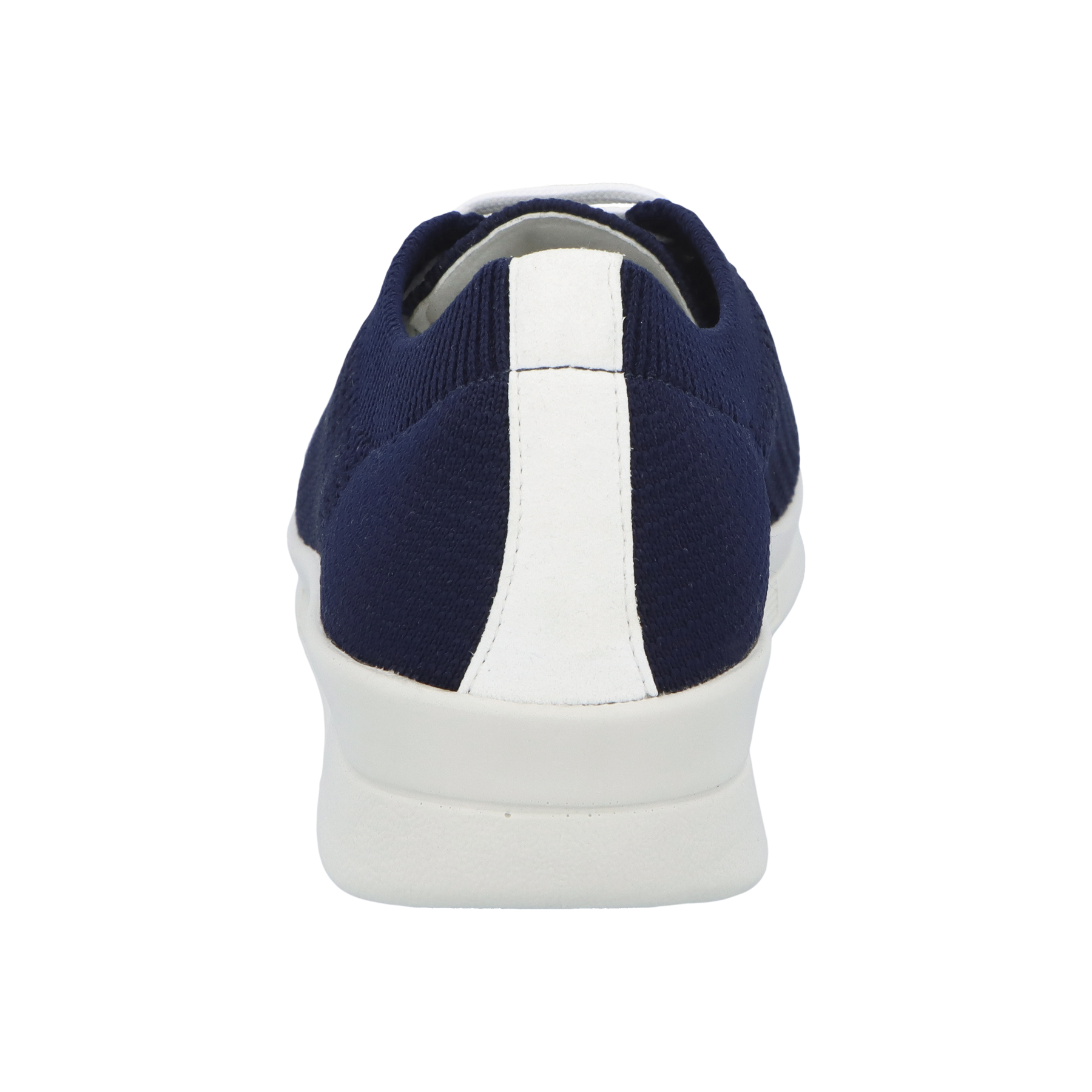 blaue halbschuh hinteransicht