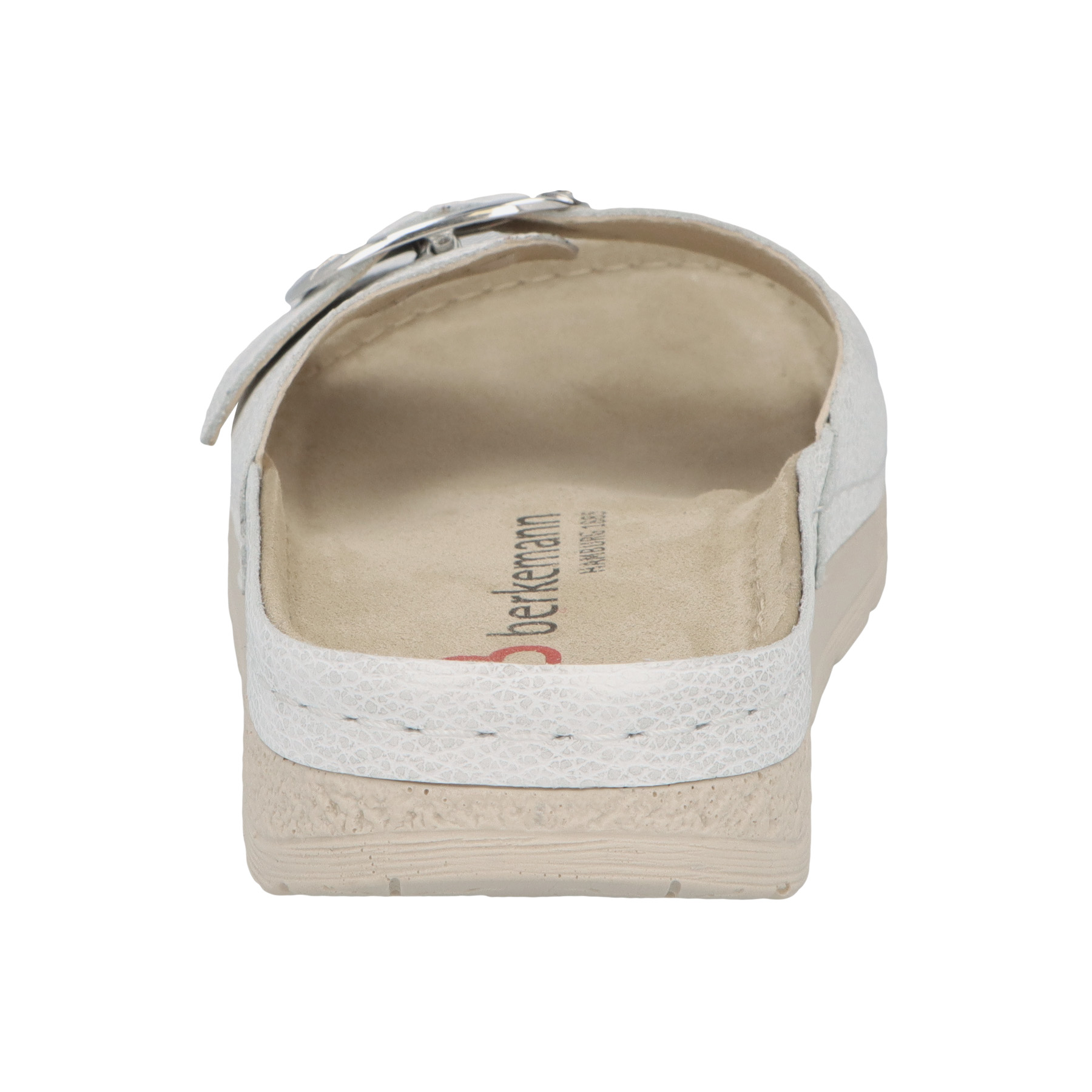 weiße pantolette hinteransicht