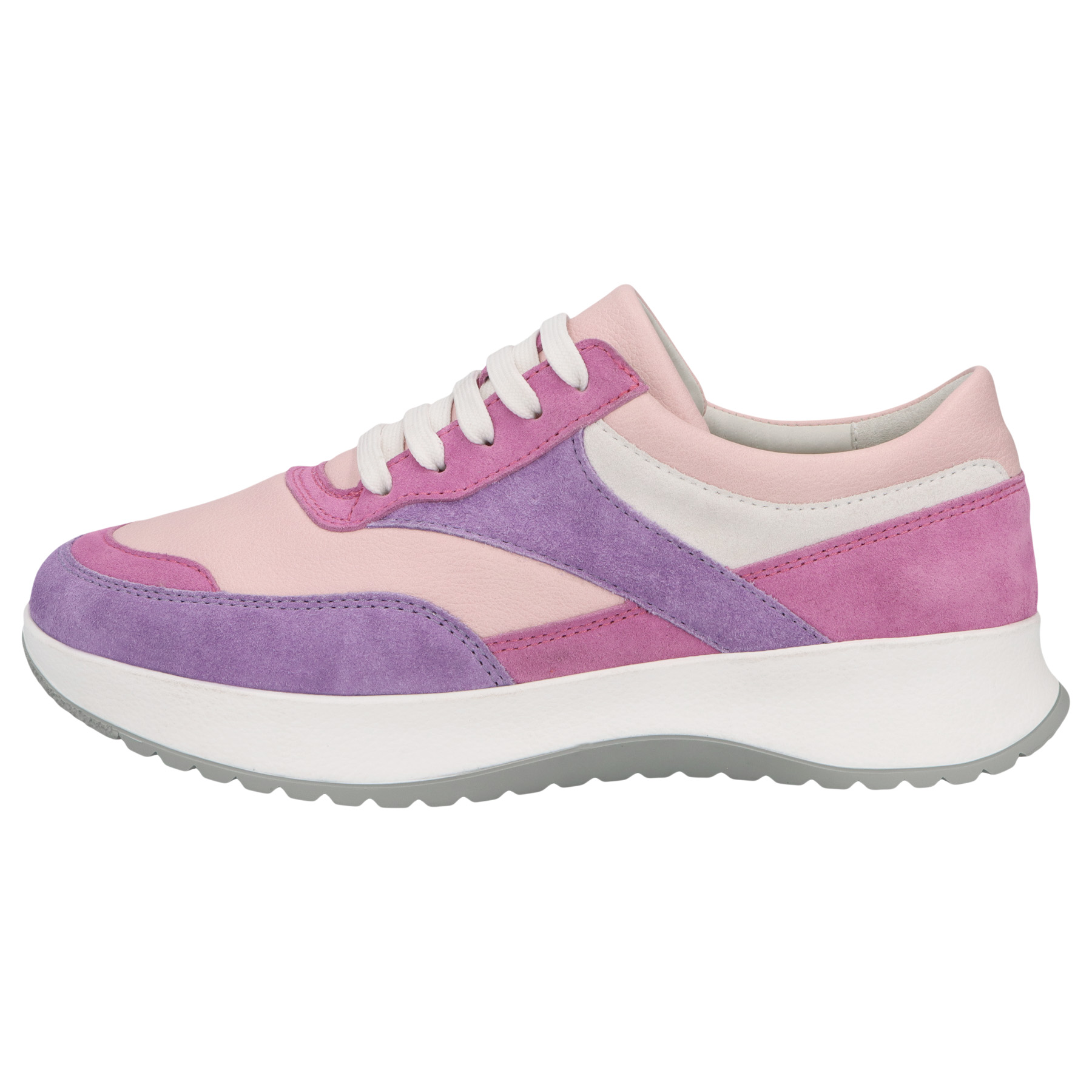 mehrfarbige sneaker seitenansicht links