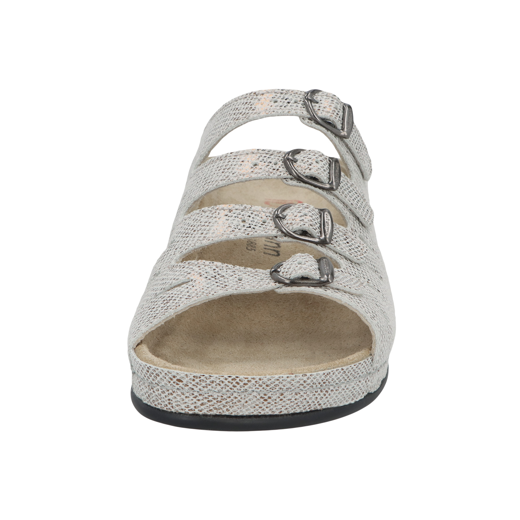 mehrfarbige pantolette vorderansicht