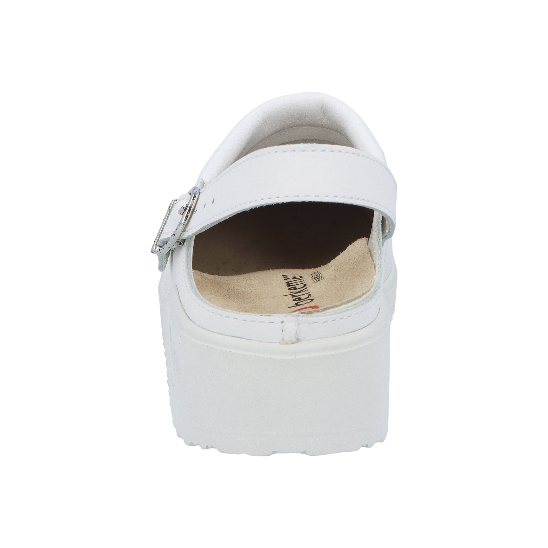 weiße berufsschuhe hinteransicht