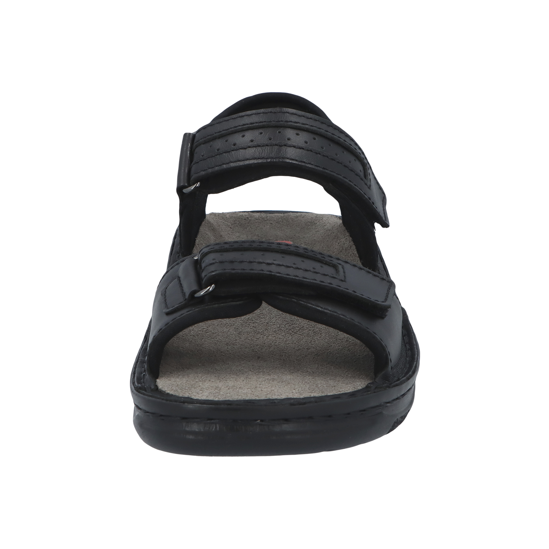 schwarze sandale vorderansicht