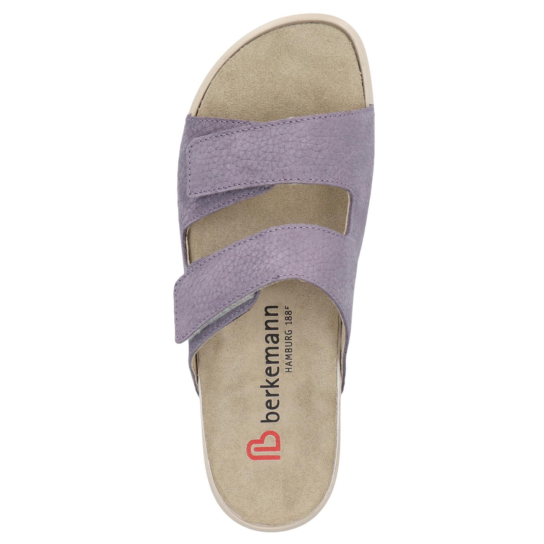 blaue pantolette draufsicht