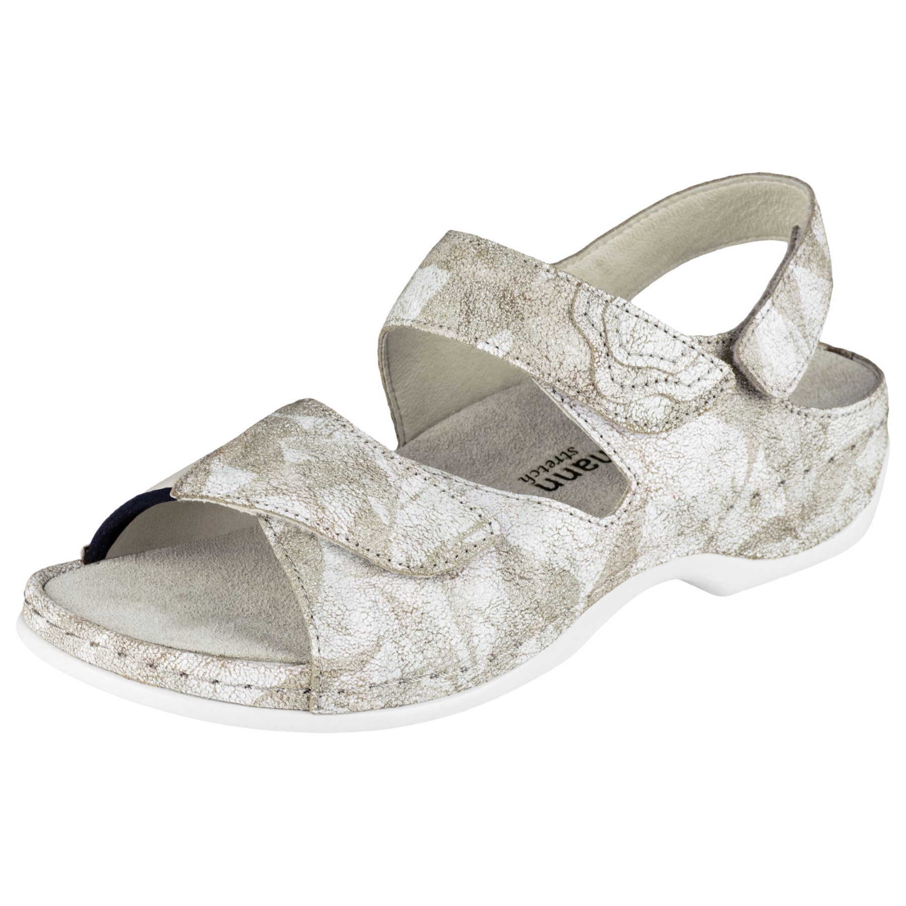 agave/beige Leder/Stretch