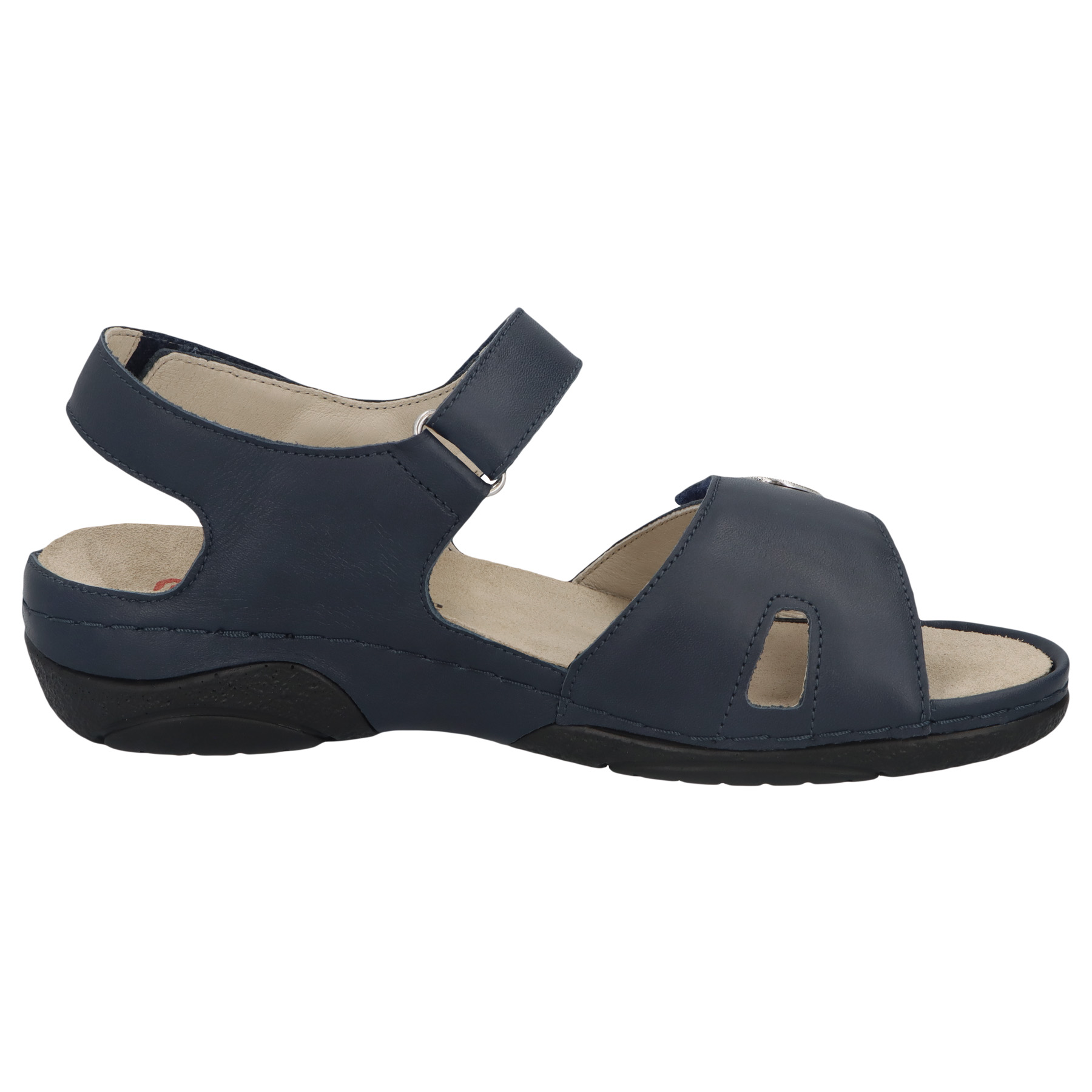 blaue sandale seitenansicht rechts