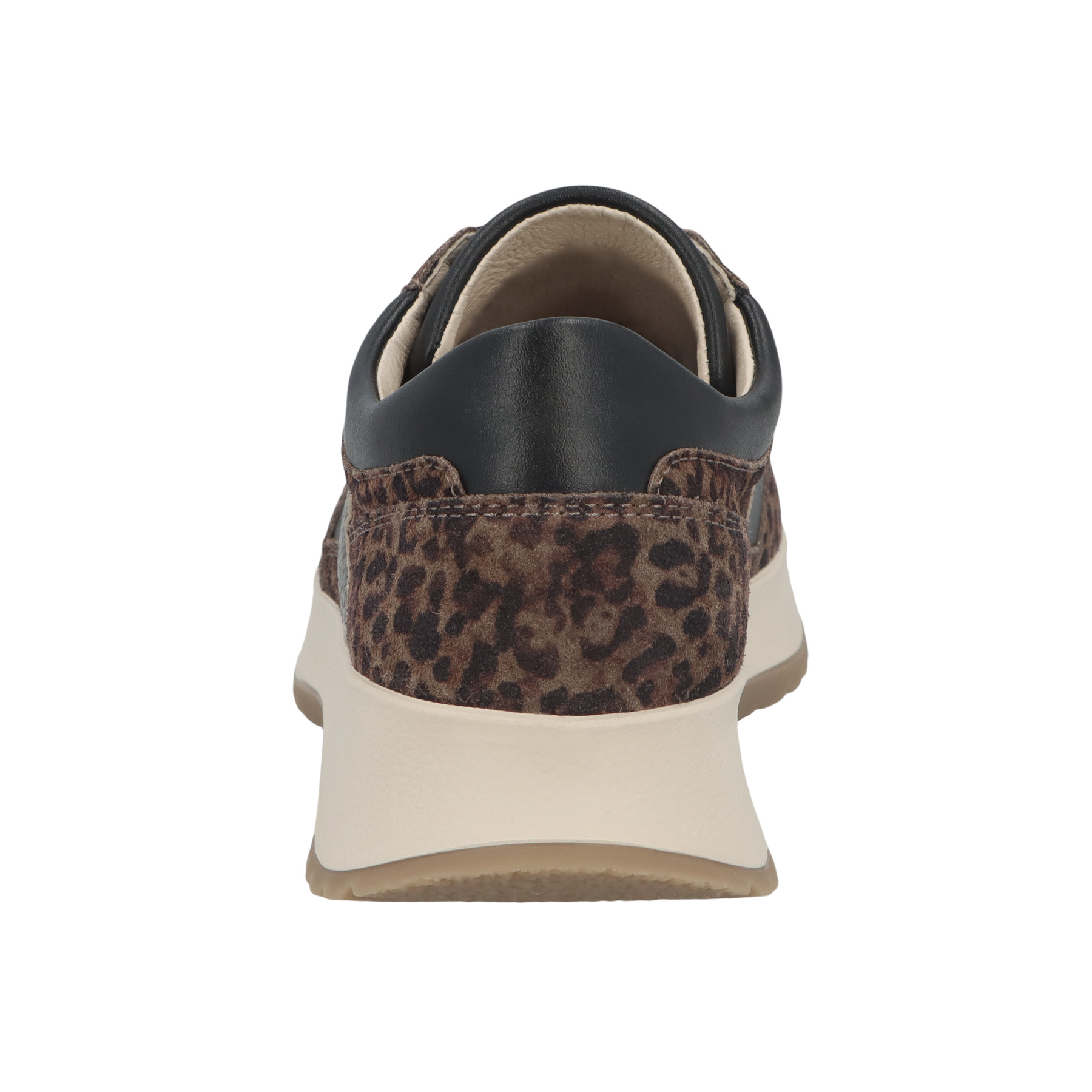 braune sneaker hinteransicht