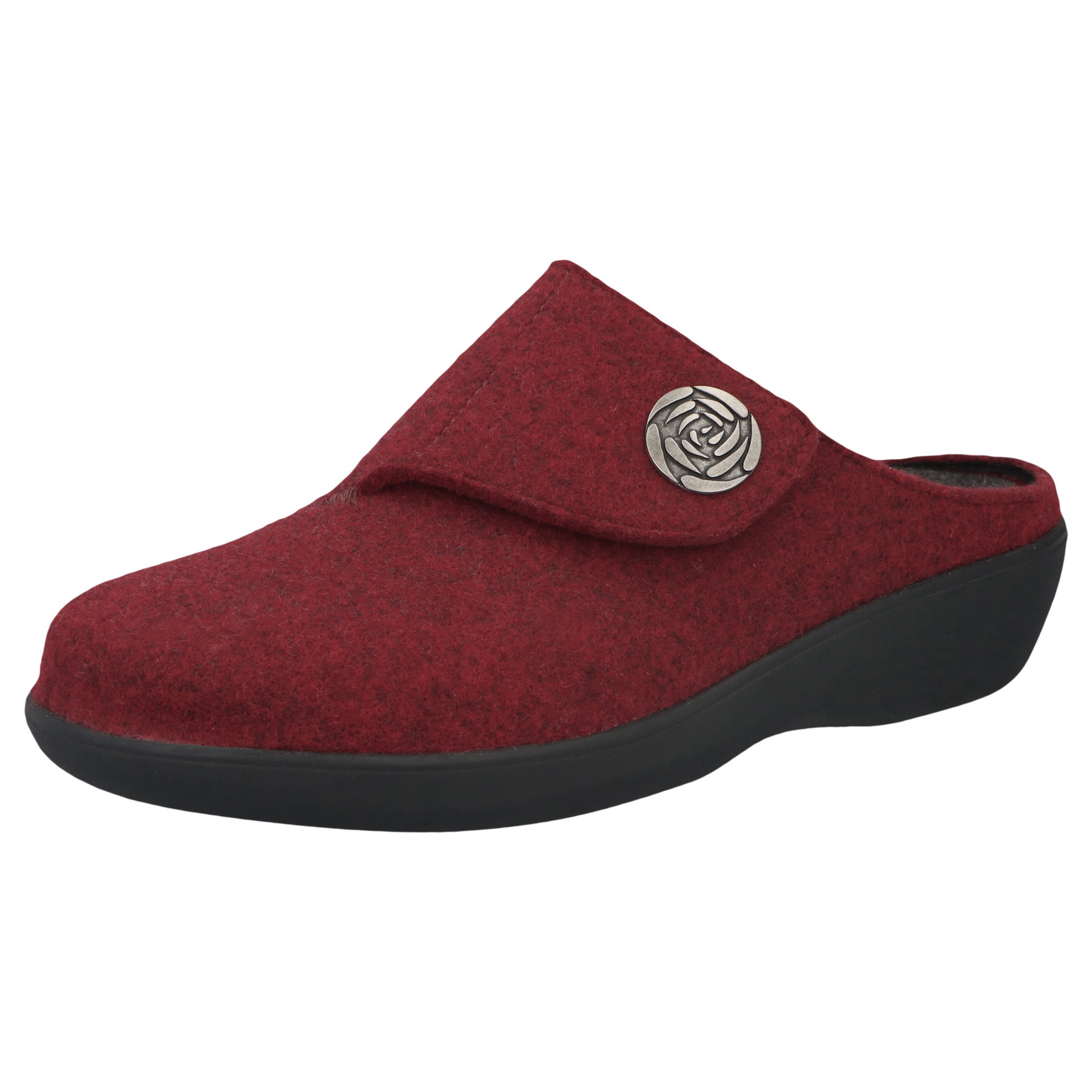 rote hausschuhe 3-4 ansicht