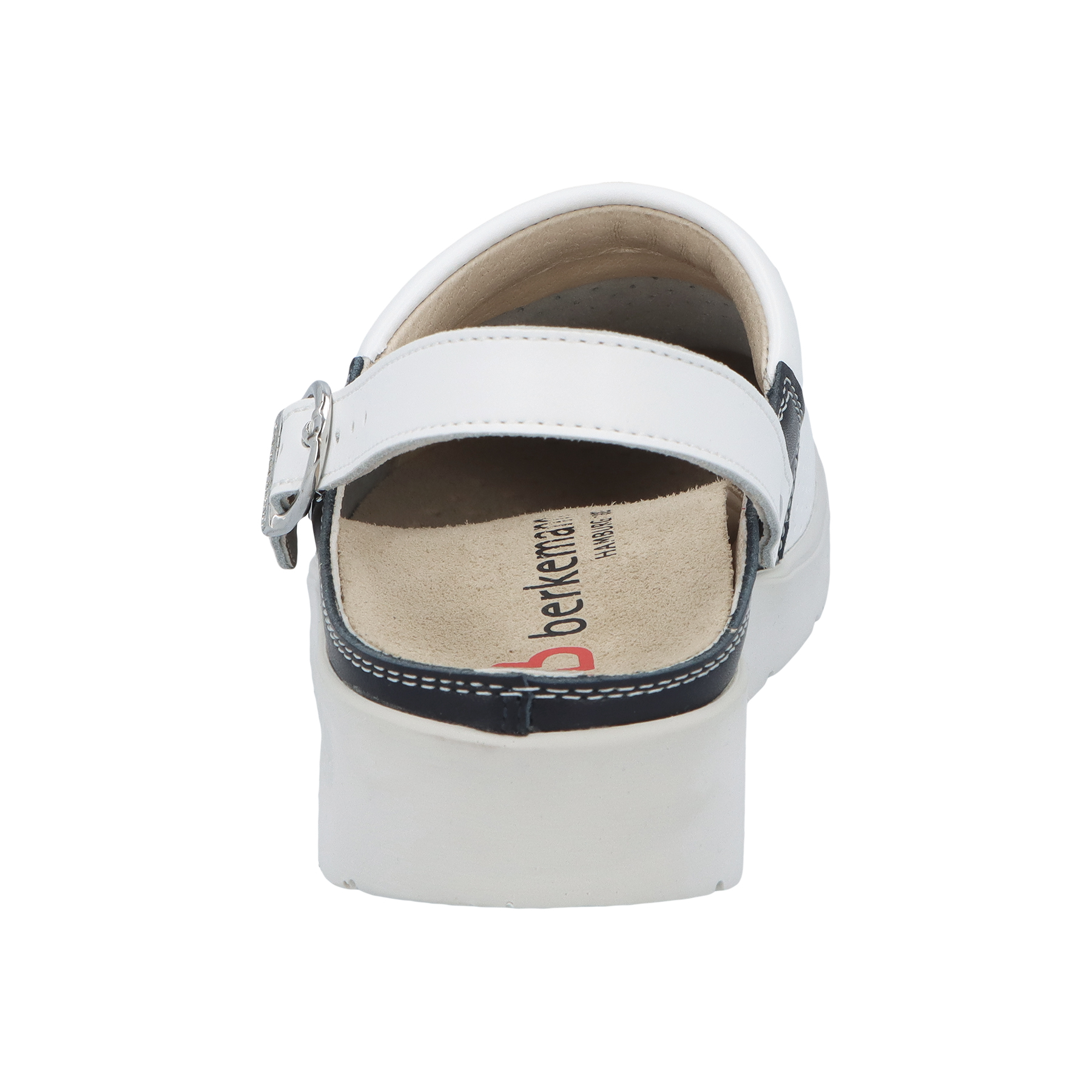 weiße berufsschuhe hinteransicht