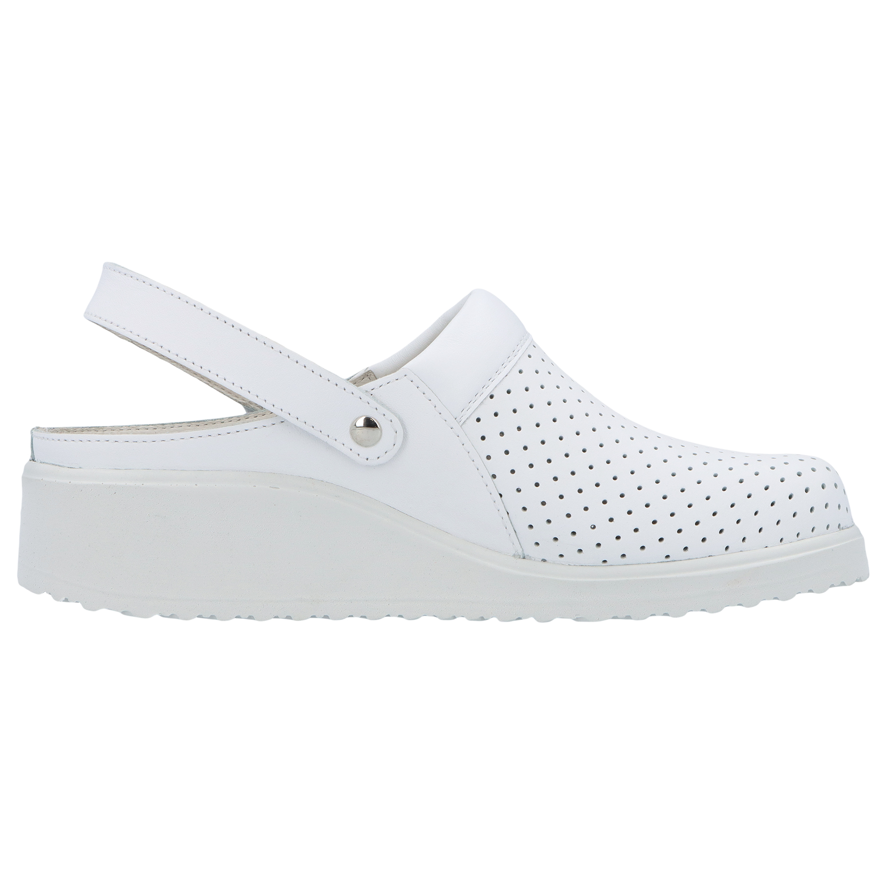 weiße berufsschuhe seitenansicht rechts