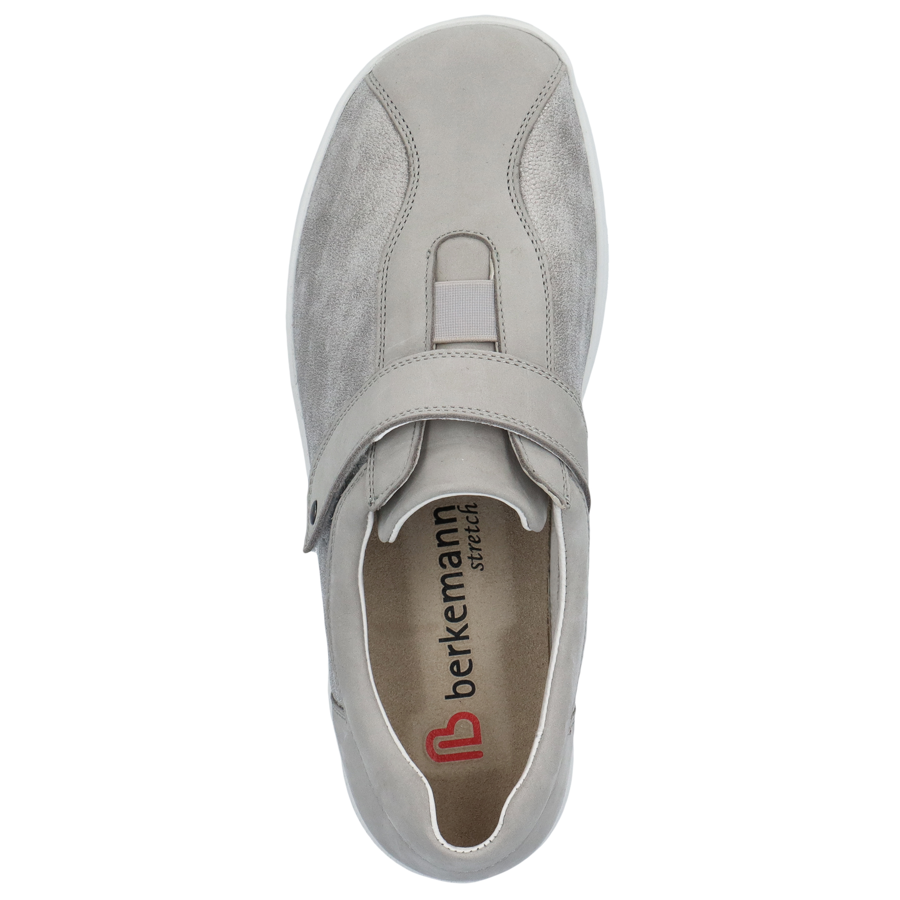 graue halbschuh draufsicht