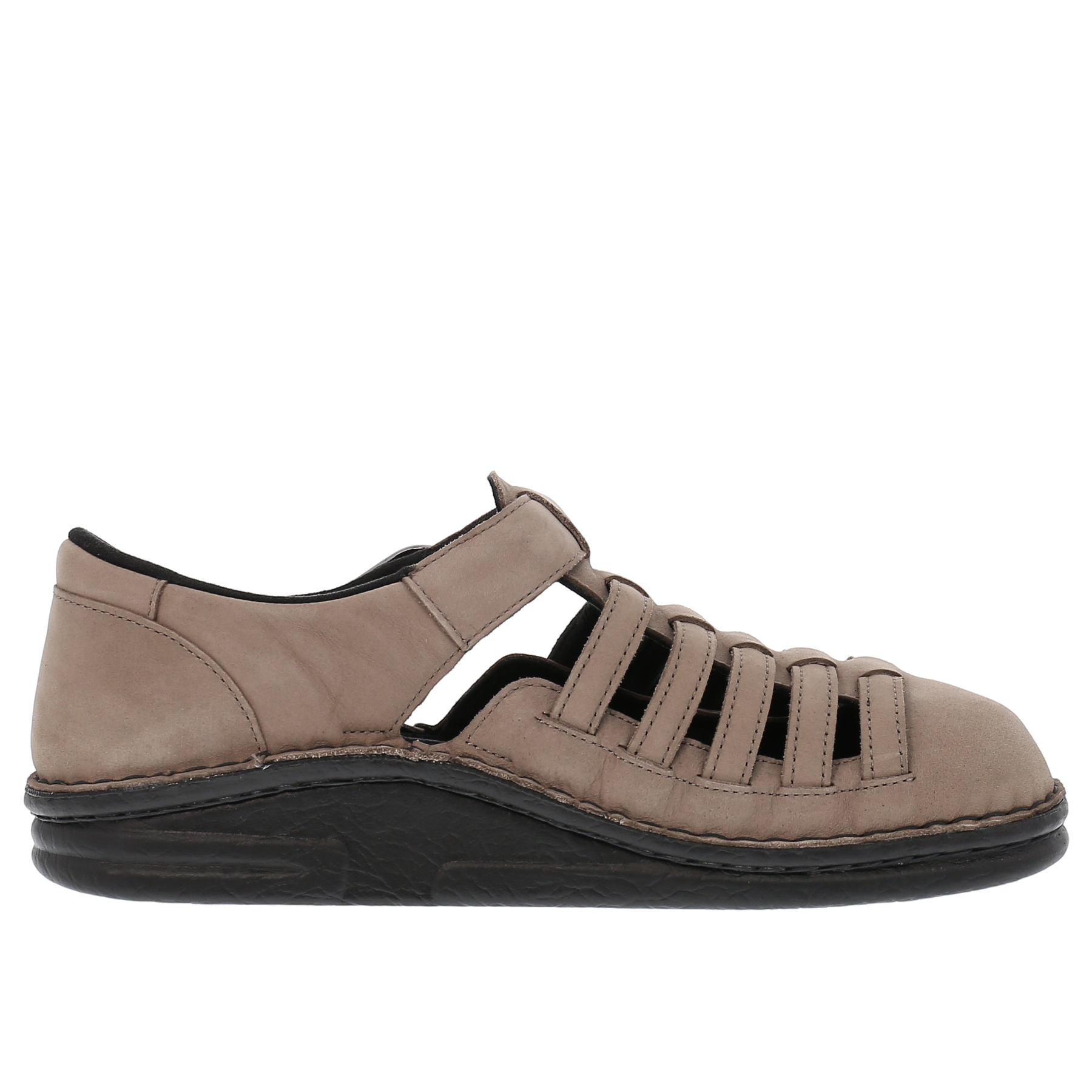 graue sandale seitenansicht rechts