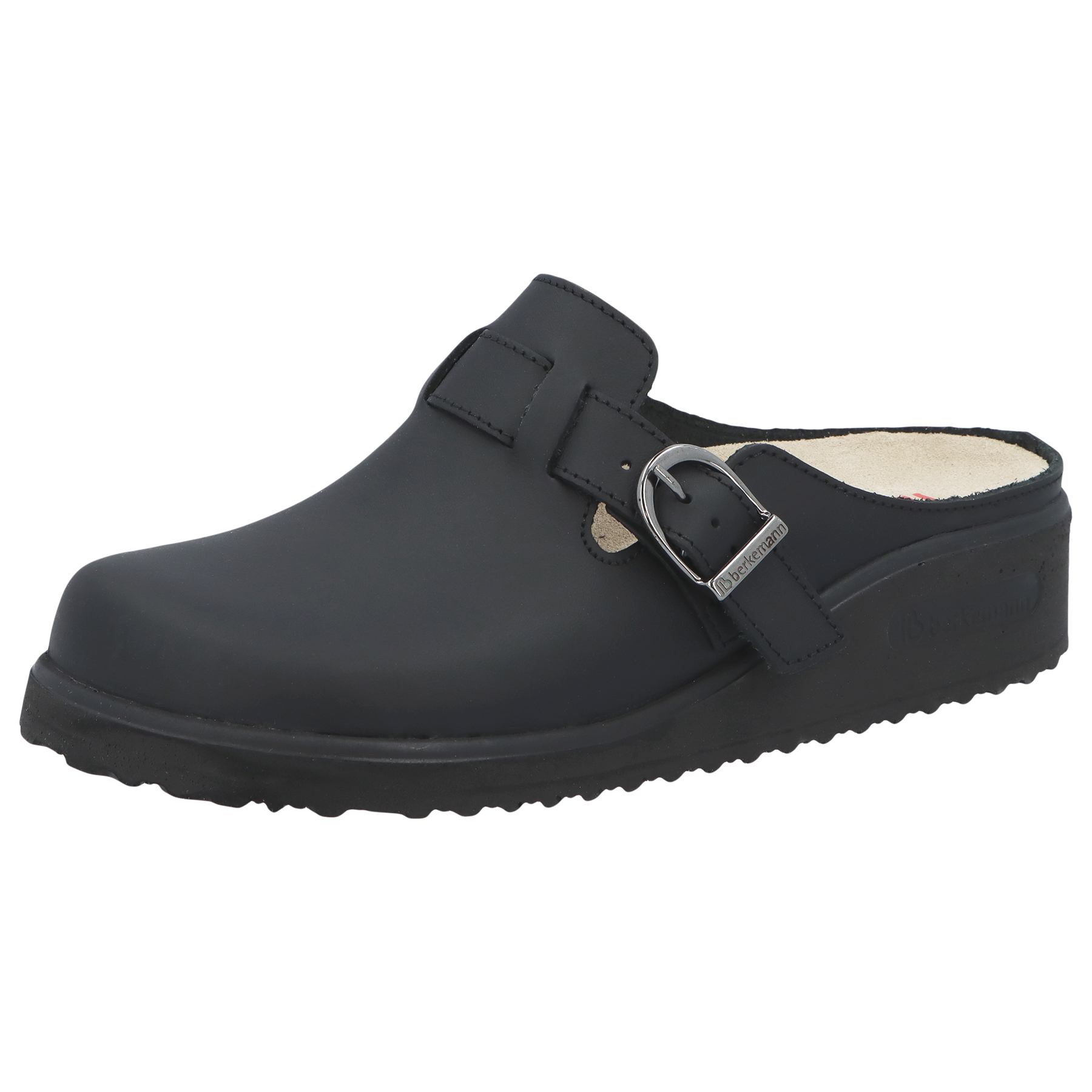 schwarze berufsschuhe 3-4 ansicht