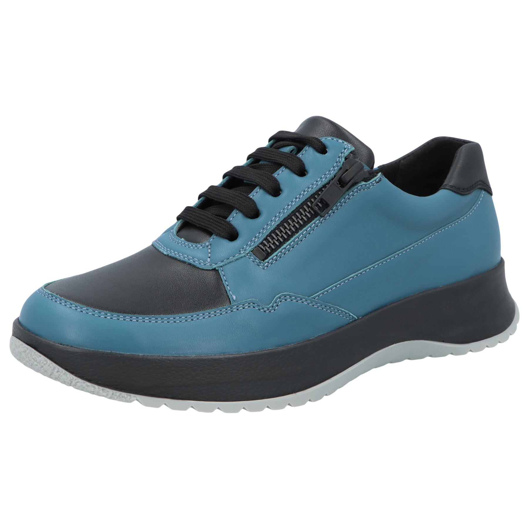 blaue halbschuh 3-4 ansicht
