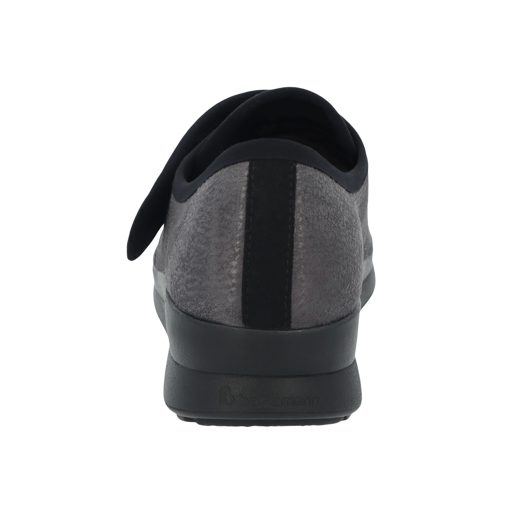 schwarze halbschuh hinteransicht