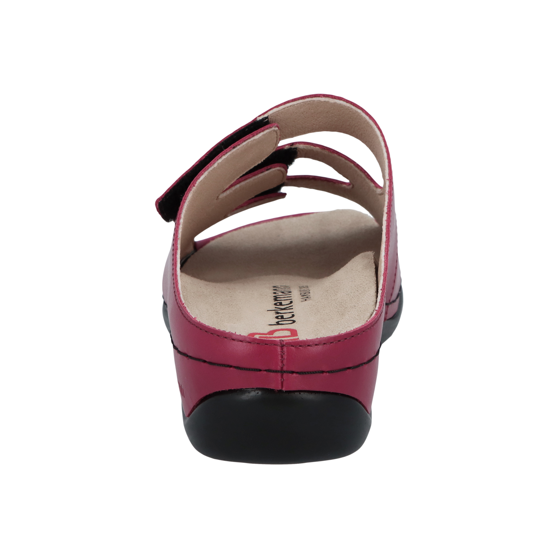 rote pantolette hinteransicht