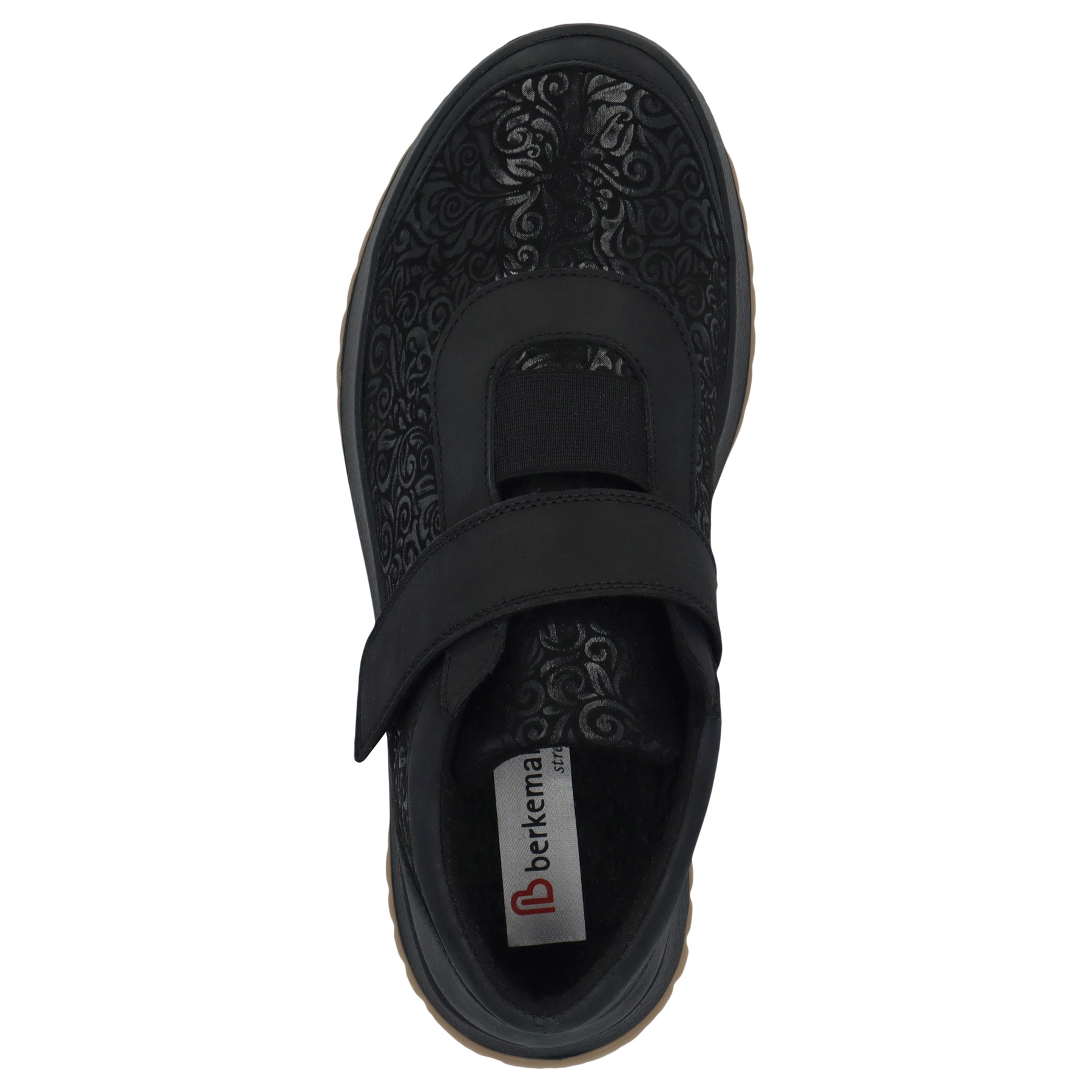 schwarze halbschuh draufsicht