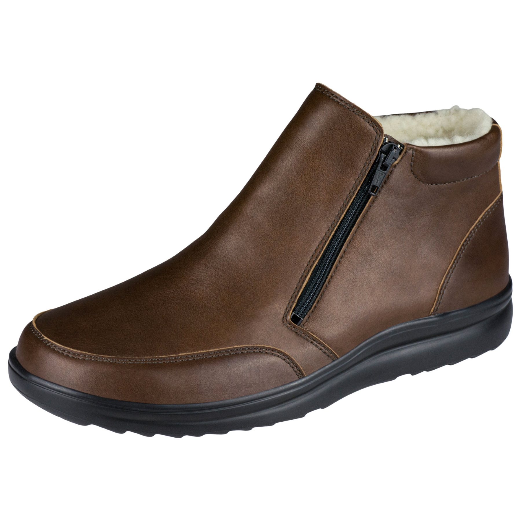 braune stiefeletten 3-4 ansicht