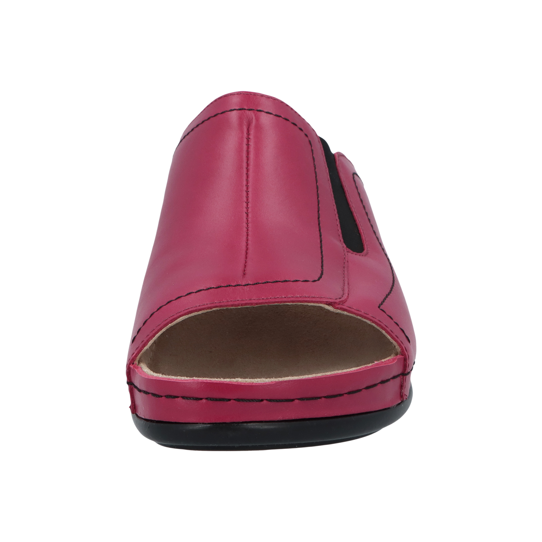 rote pantolette vorderansicht