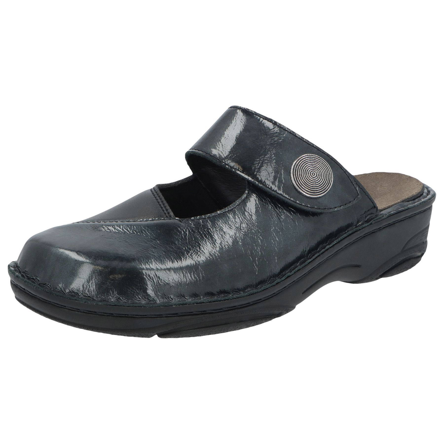 grau Lackleder/Stretch