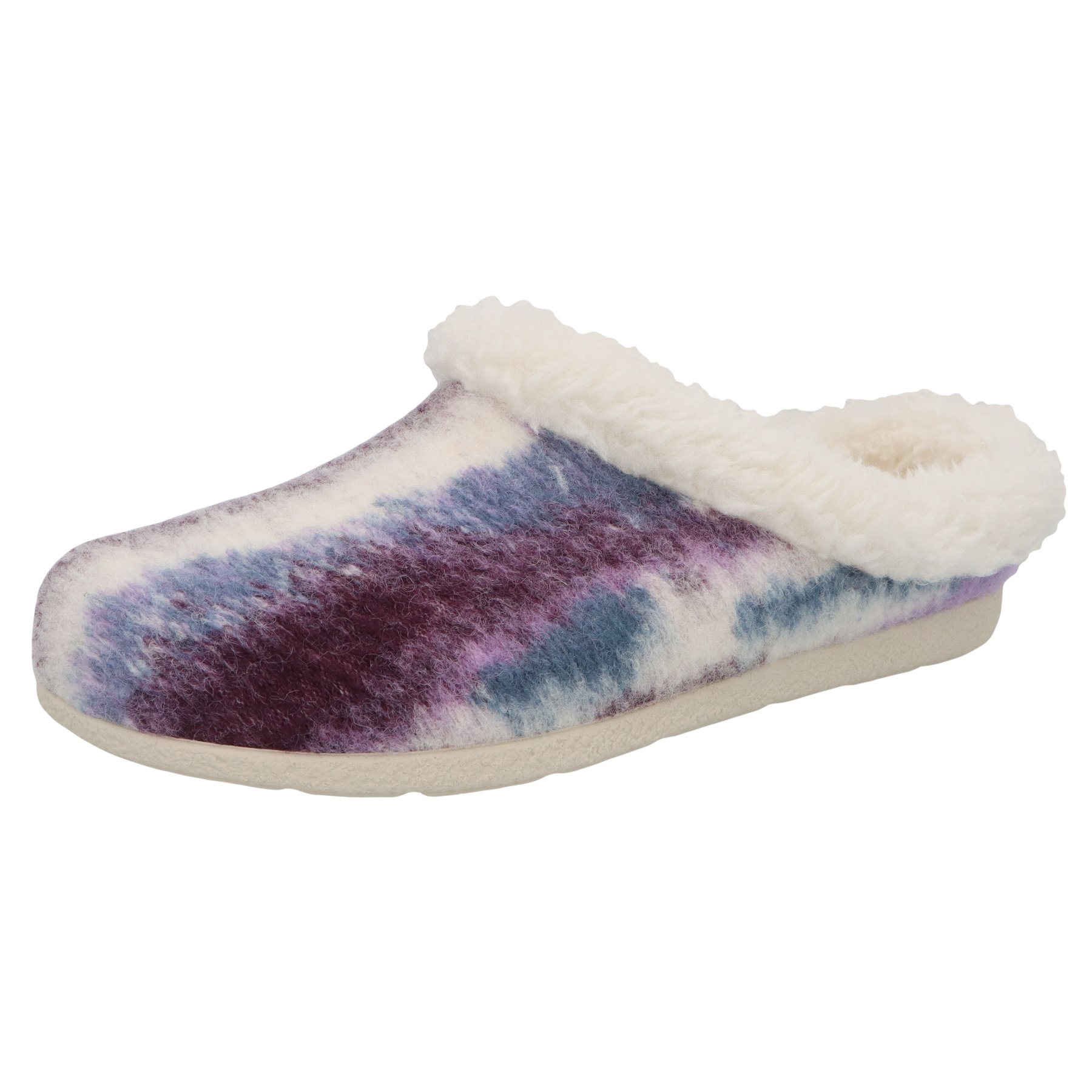 mehrfarbige hausschuhe 3-4 ansicht
