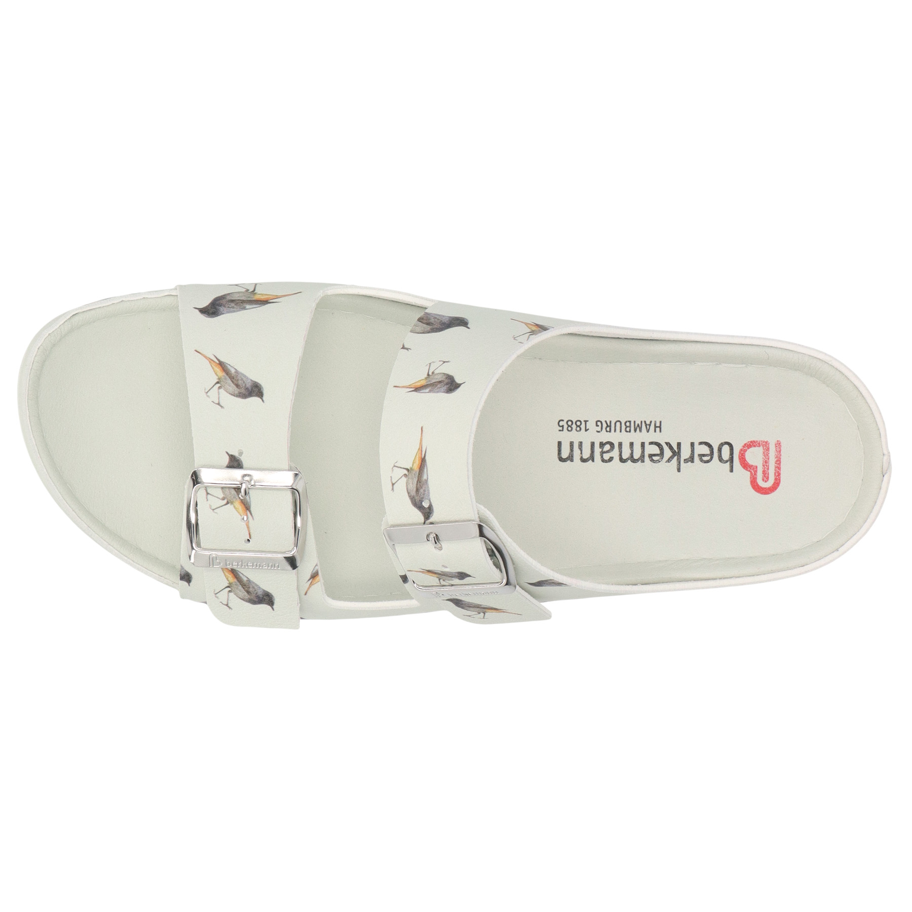 weiße pantolette draufsicht