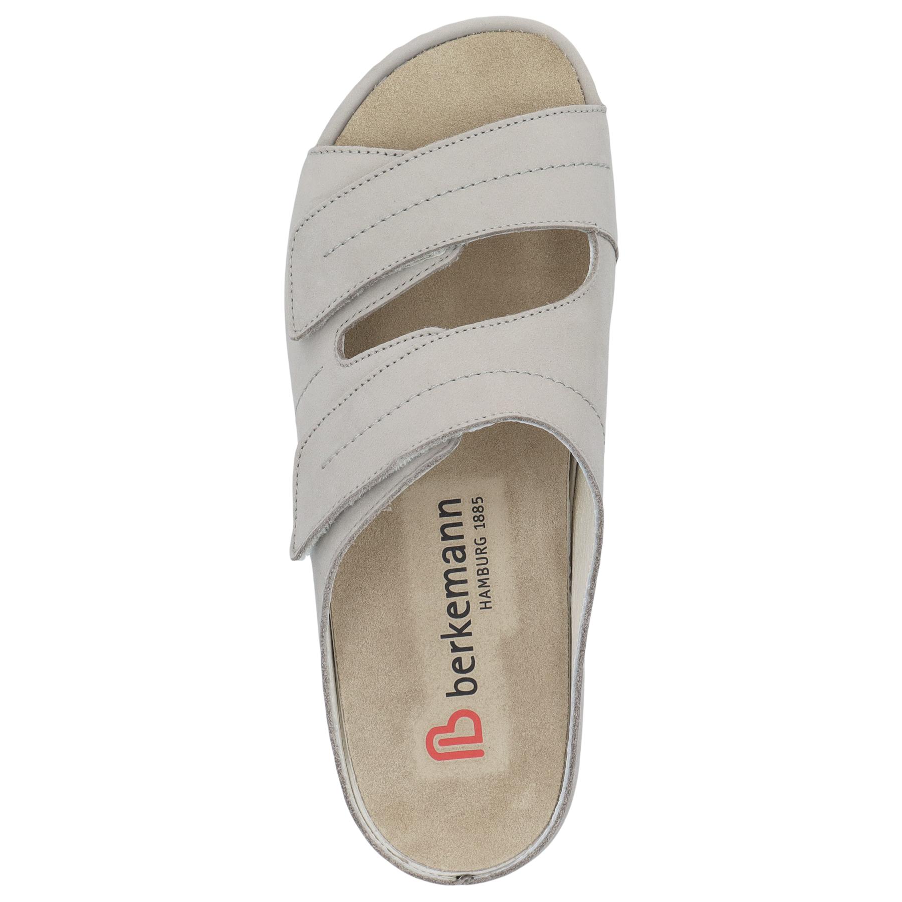 graue pantolette draufsicht