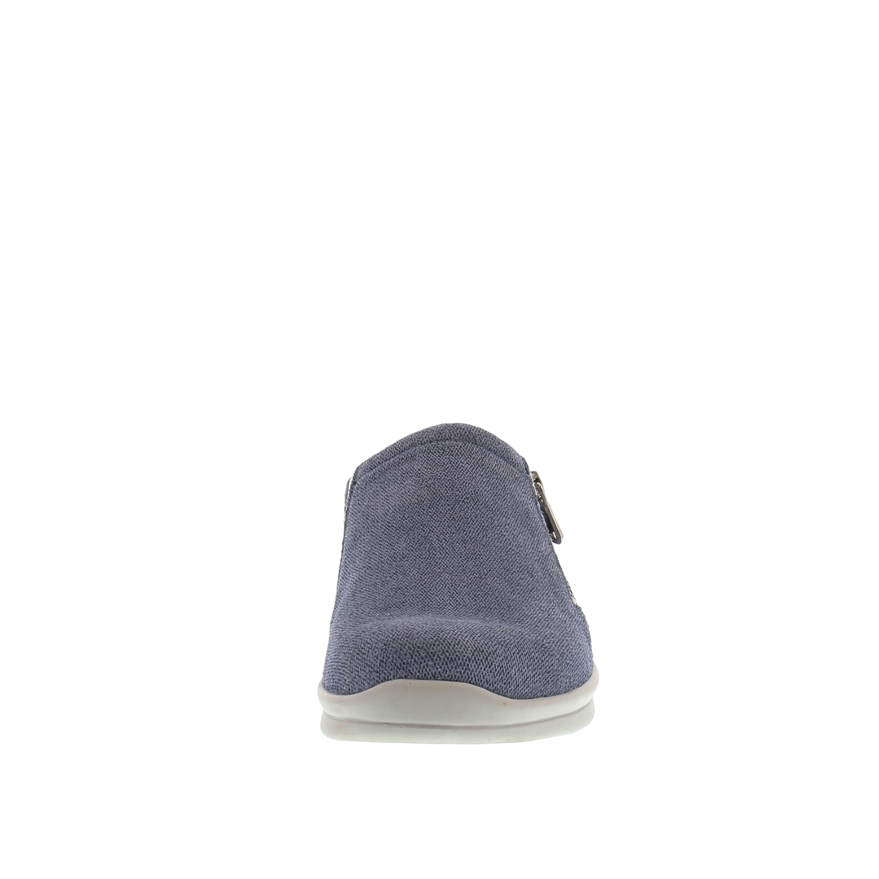 blaue halbschuh vorderansicht