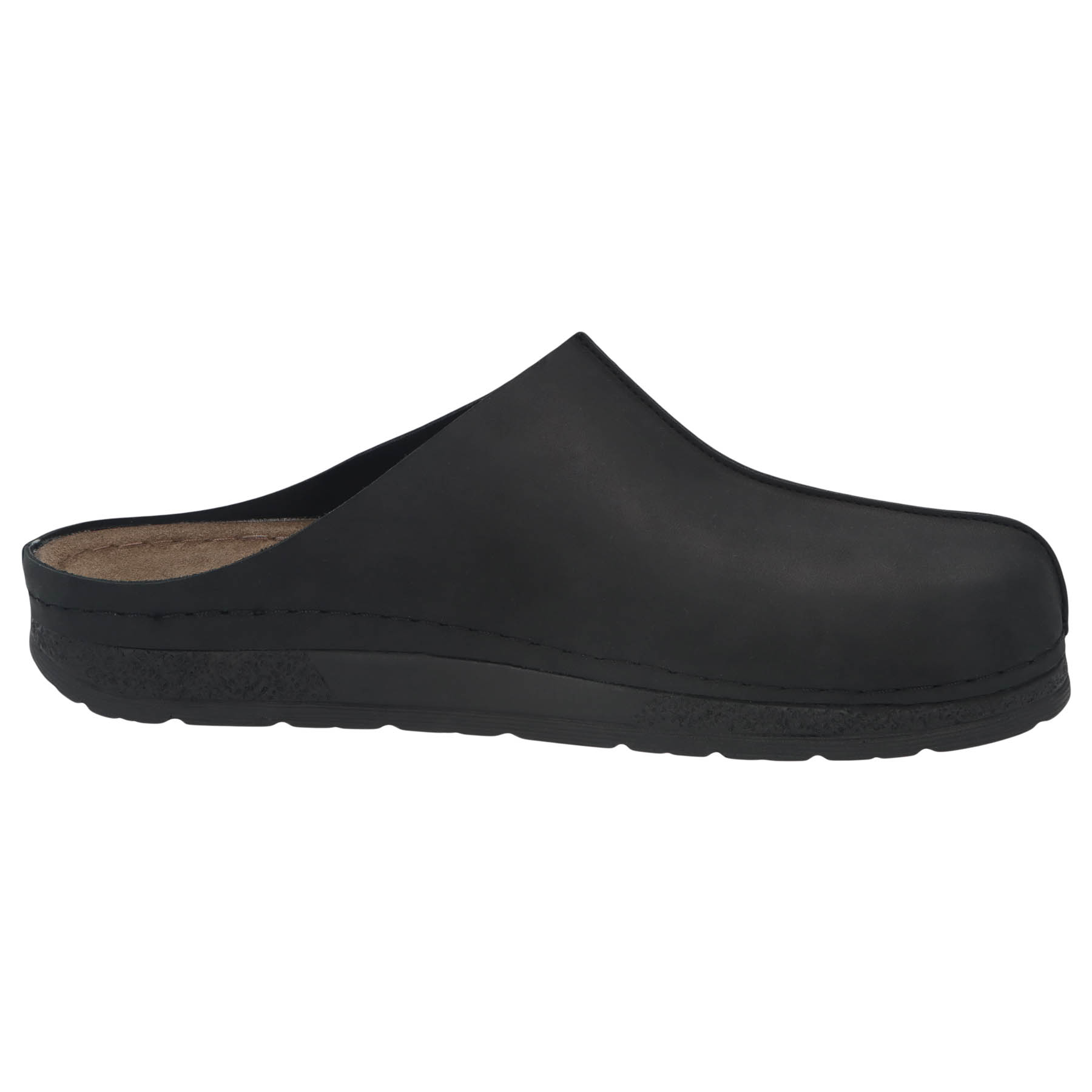 schwarze clogs seitenansicht rechts
