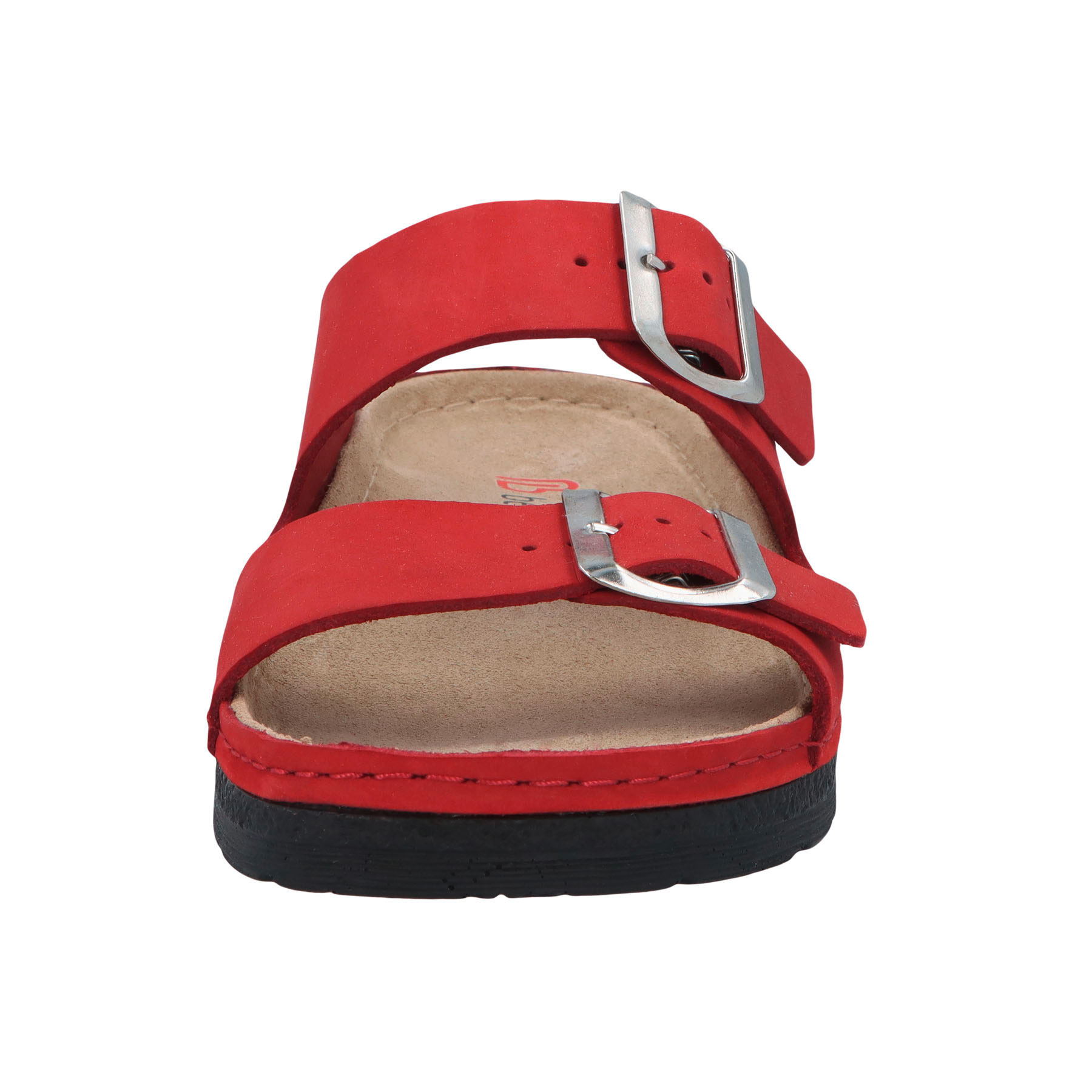 rote pantolette vorderansicht