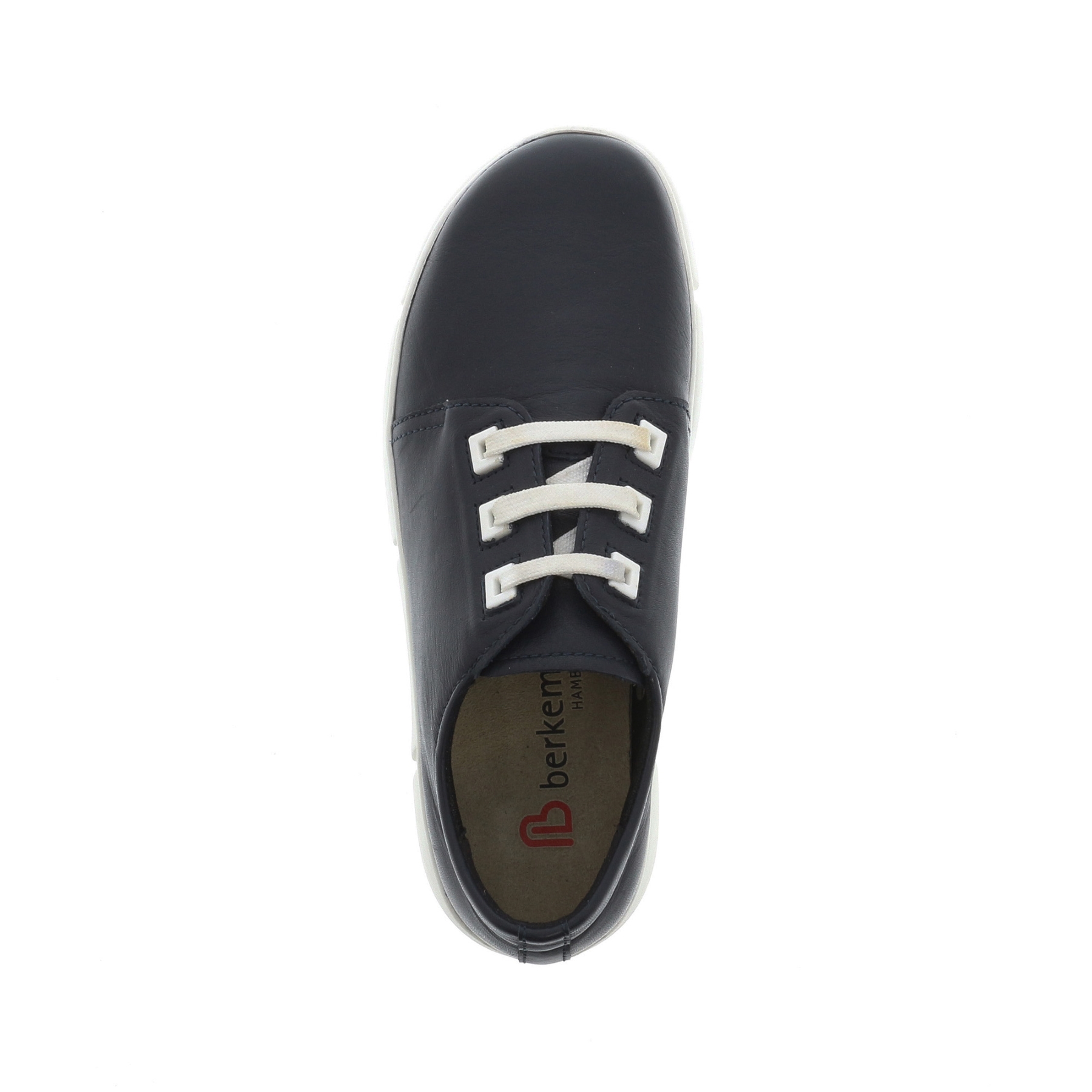 blaue halbschuh draufsicht