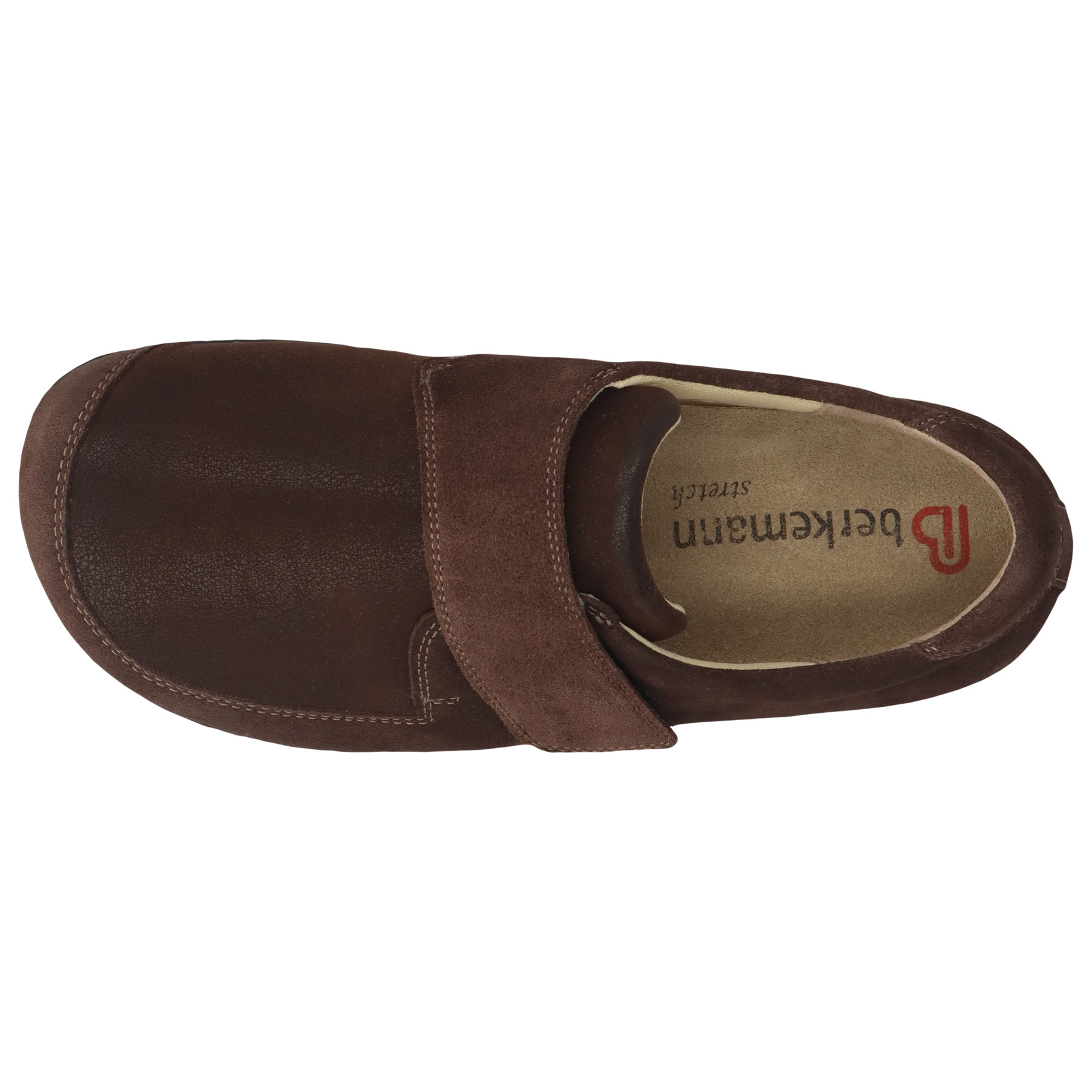 braune halbschuh draufsicht