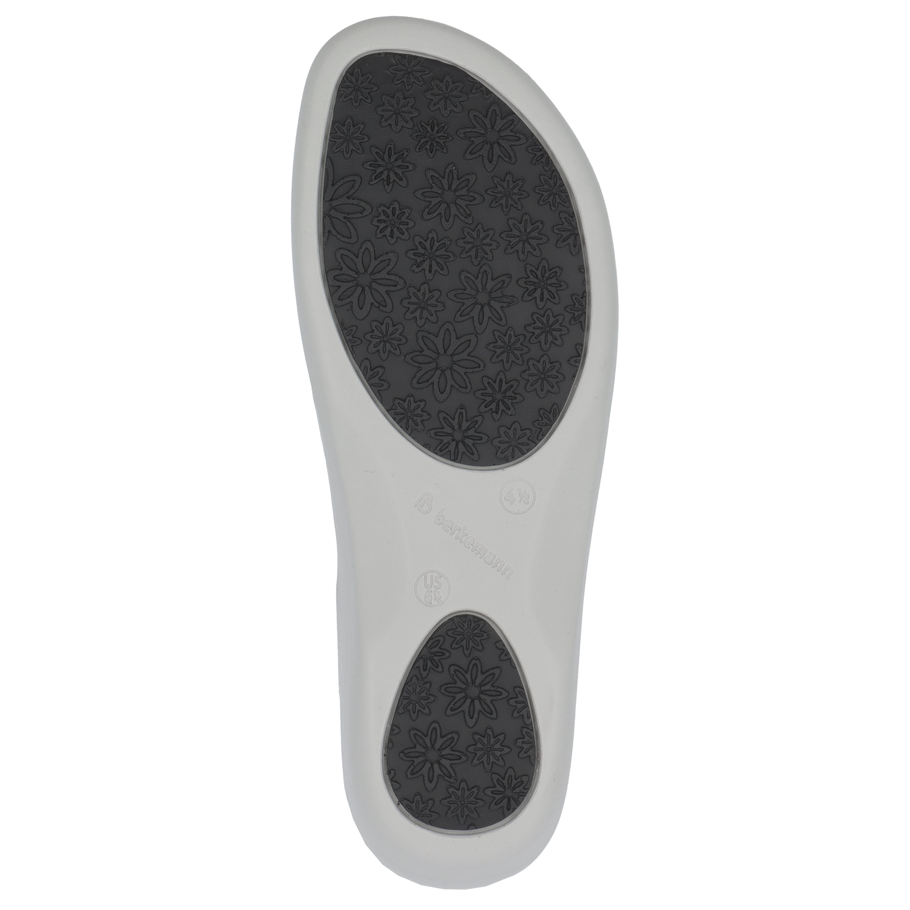 weiße clogs sohlenansicht