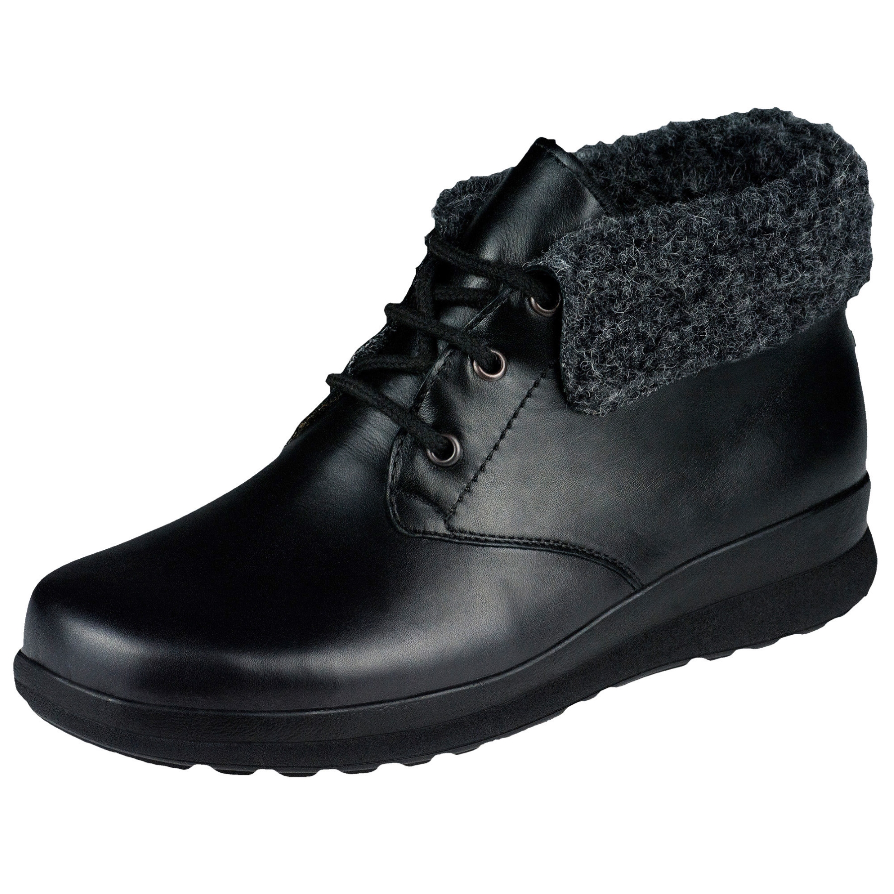 schwarze stiefeletten 3-4 ansicht